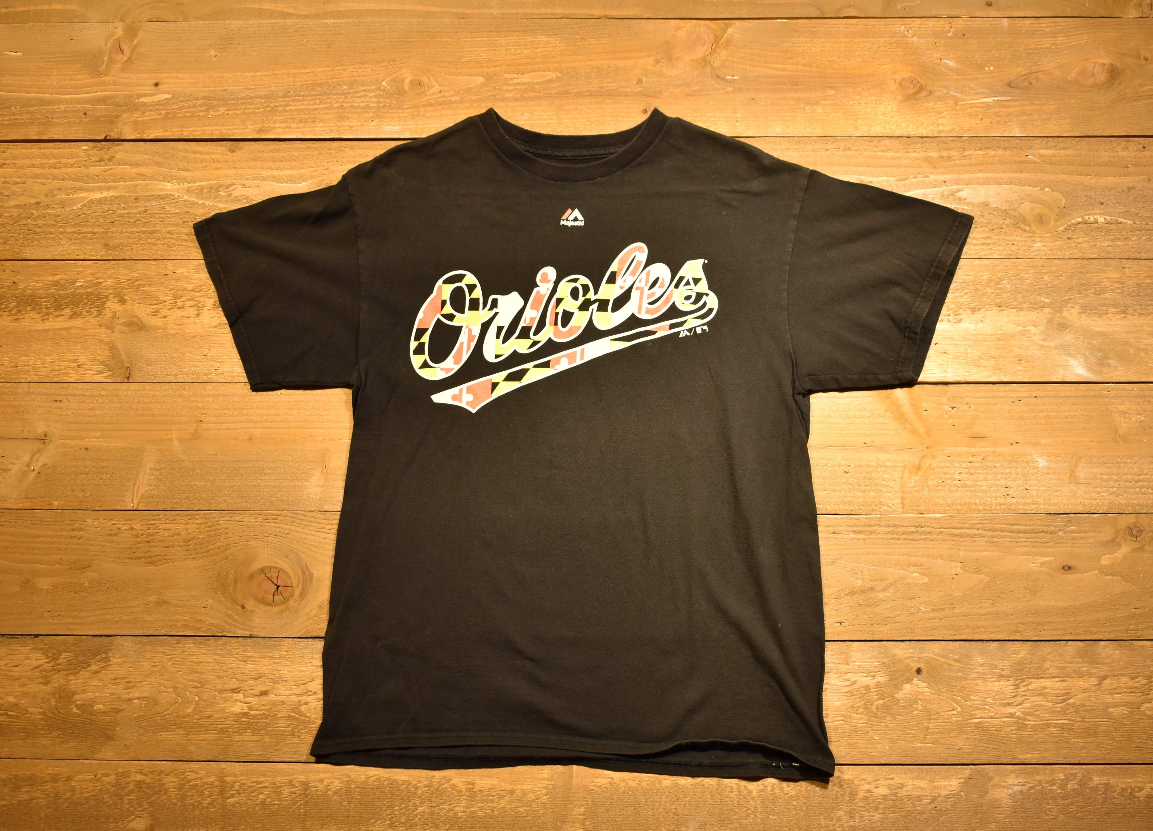 Orioles MLB baseball t shirt majestic large used