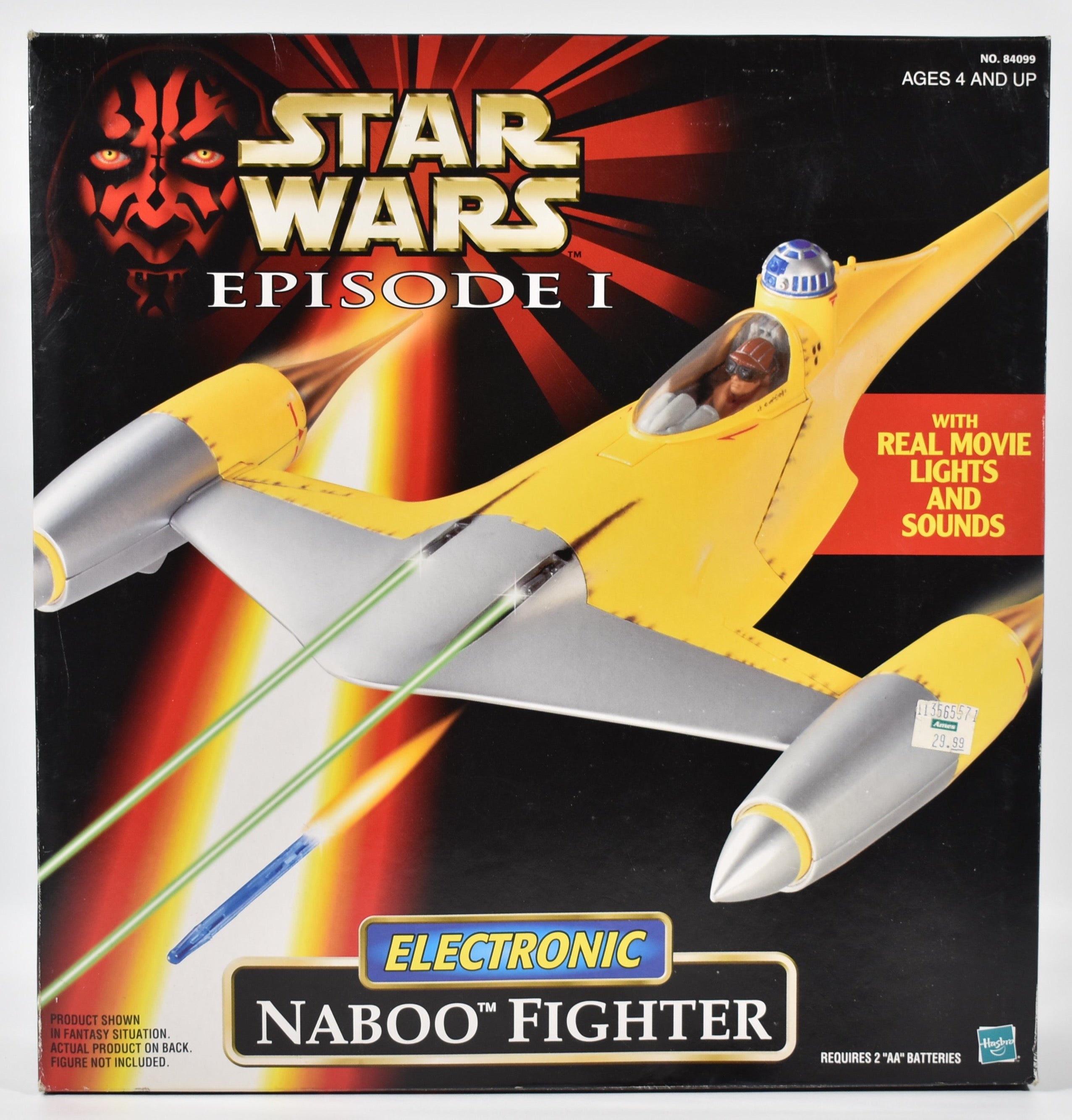 Star Wars Episode 1 Naboo Fighter Electronic Hasbro NEW