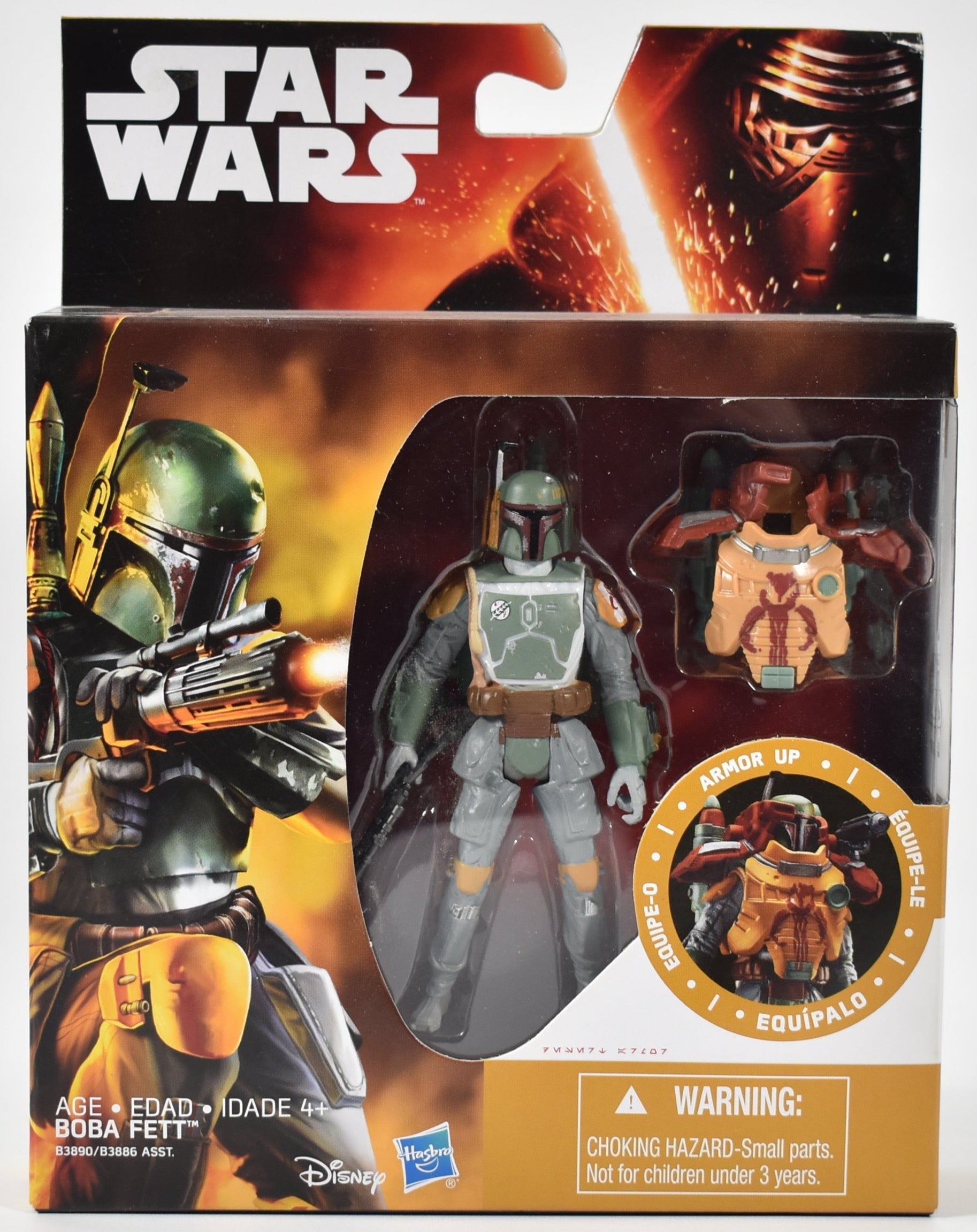 Star Wars Boba Fett Armor Up Disney Hasbro B3886 Asst