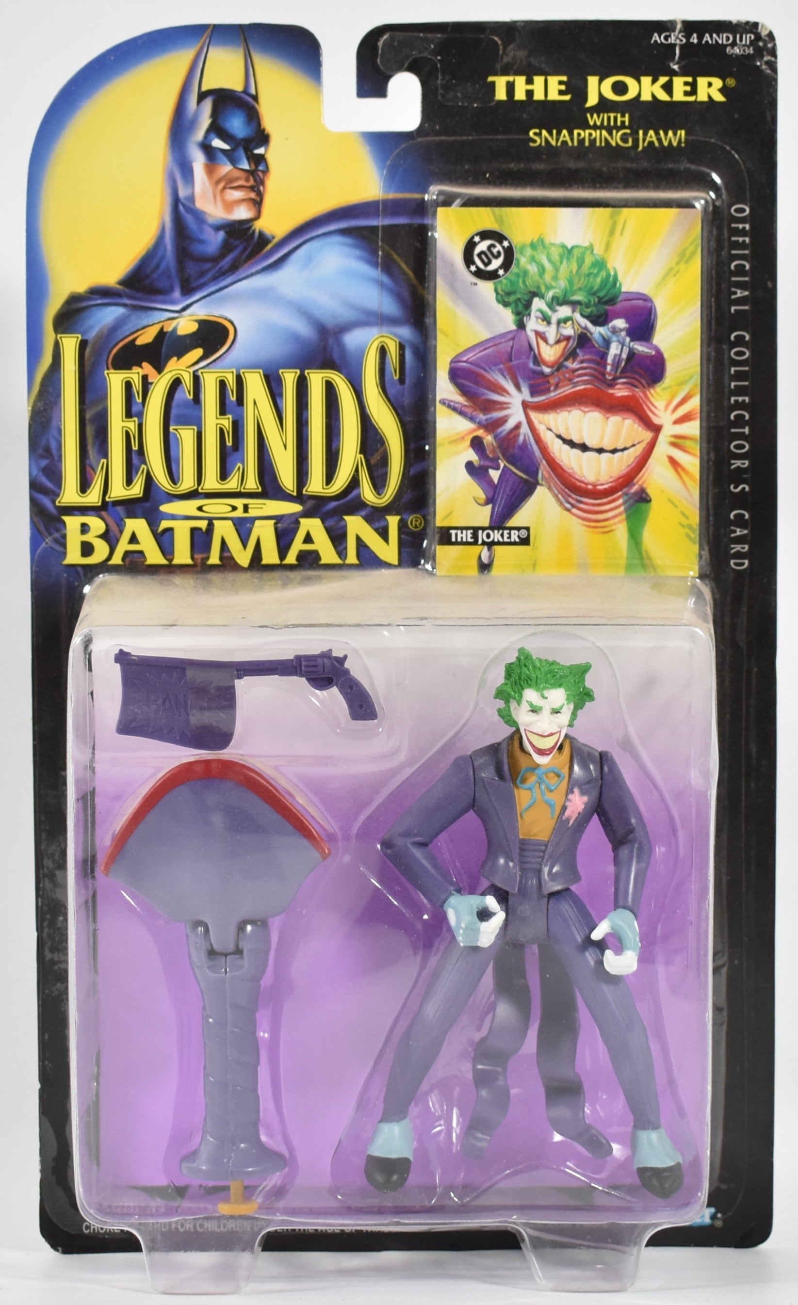 Legends of Batman The Joker With Snapping Jaw Kenner 1994