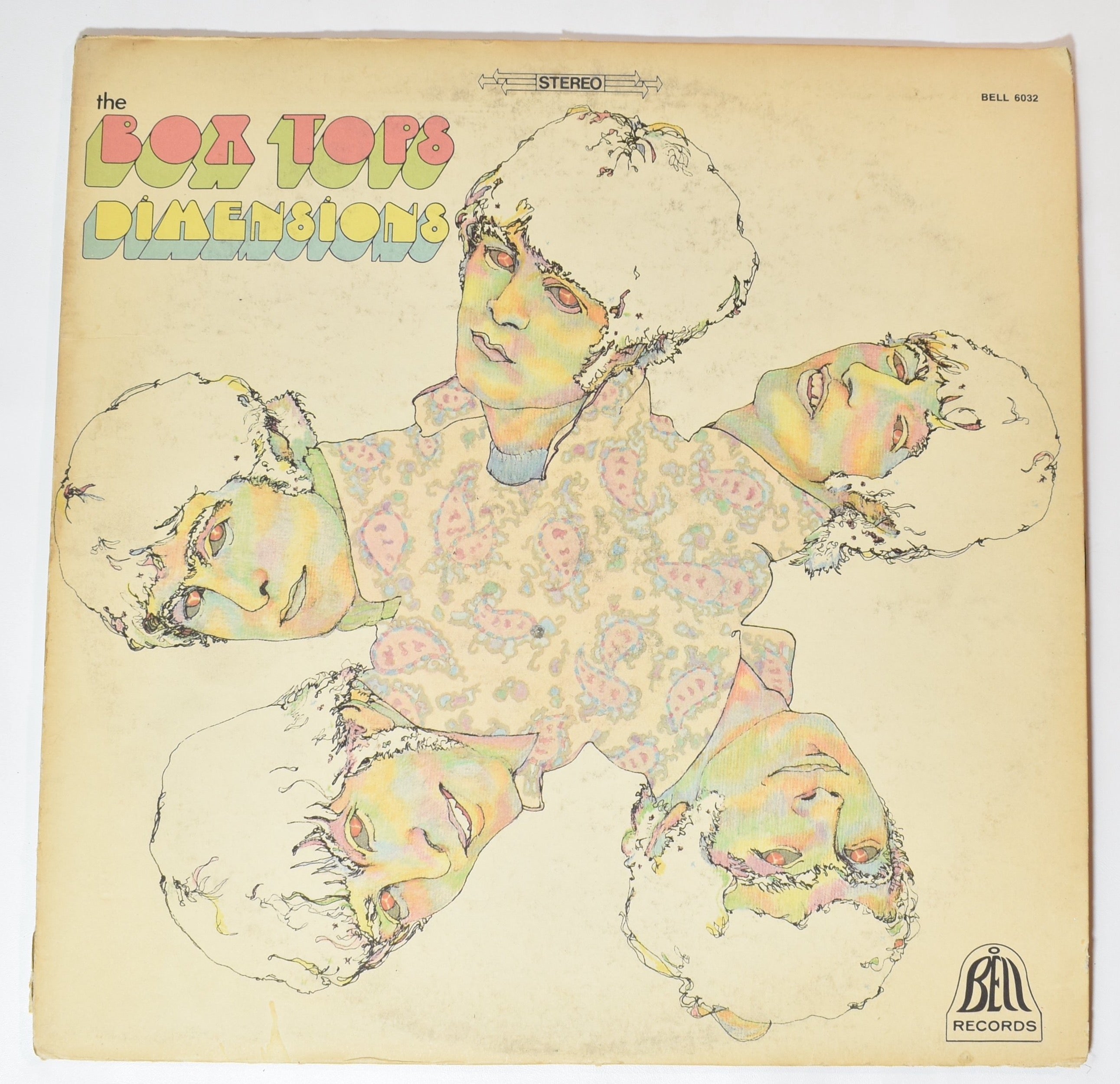 The box tops dimensions vinyl record bell records used vinyl