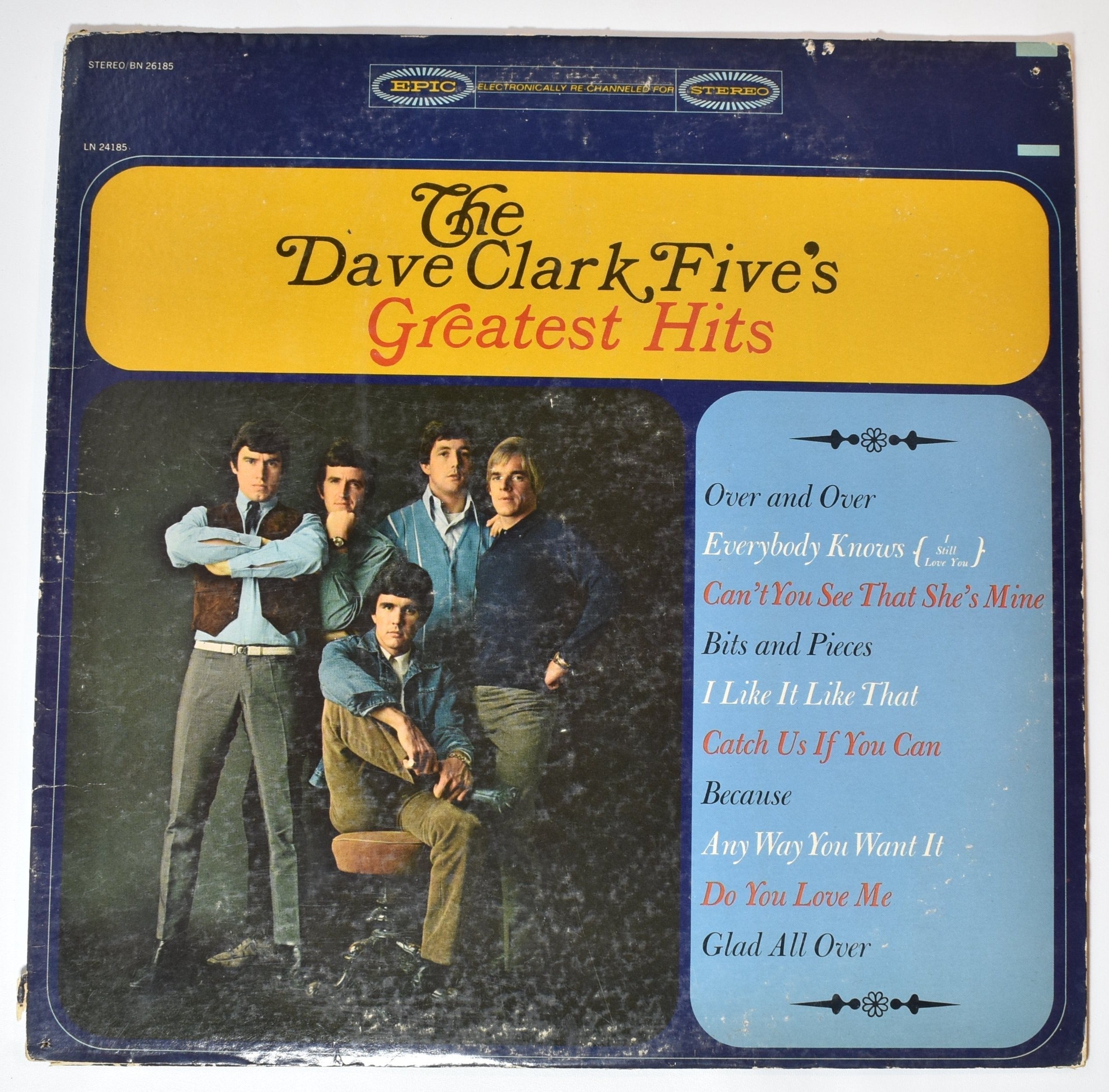Dave Clark fives greatest hits vinyl record used