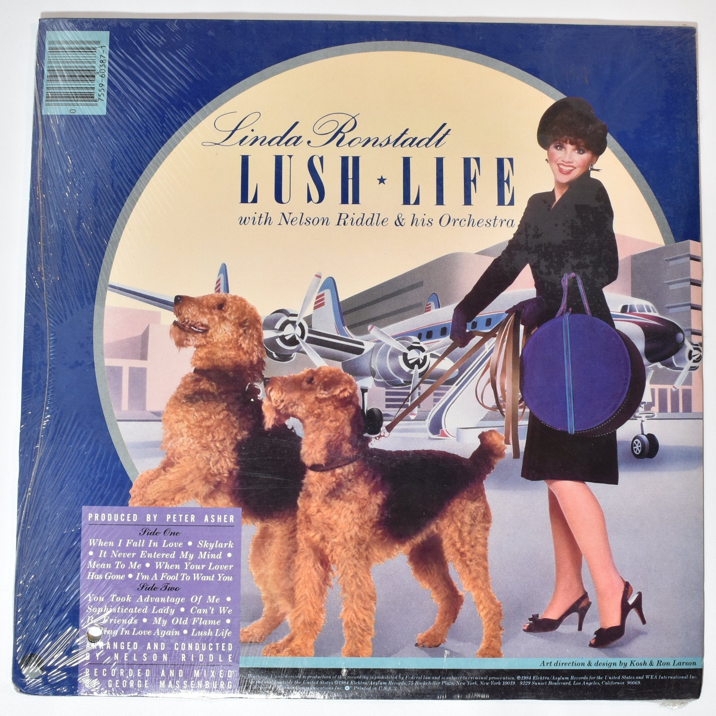 Linda Ronstadt Nelson Riddle Vinyl record used lush life