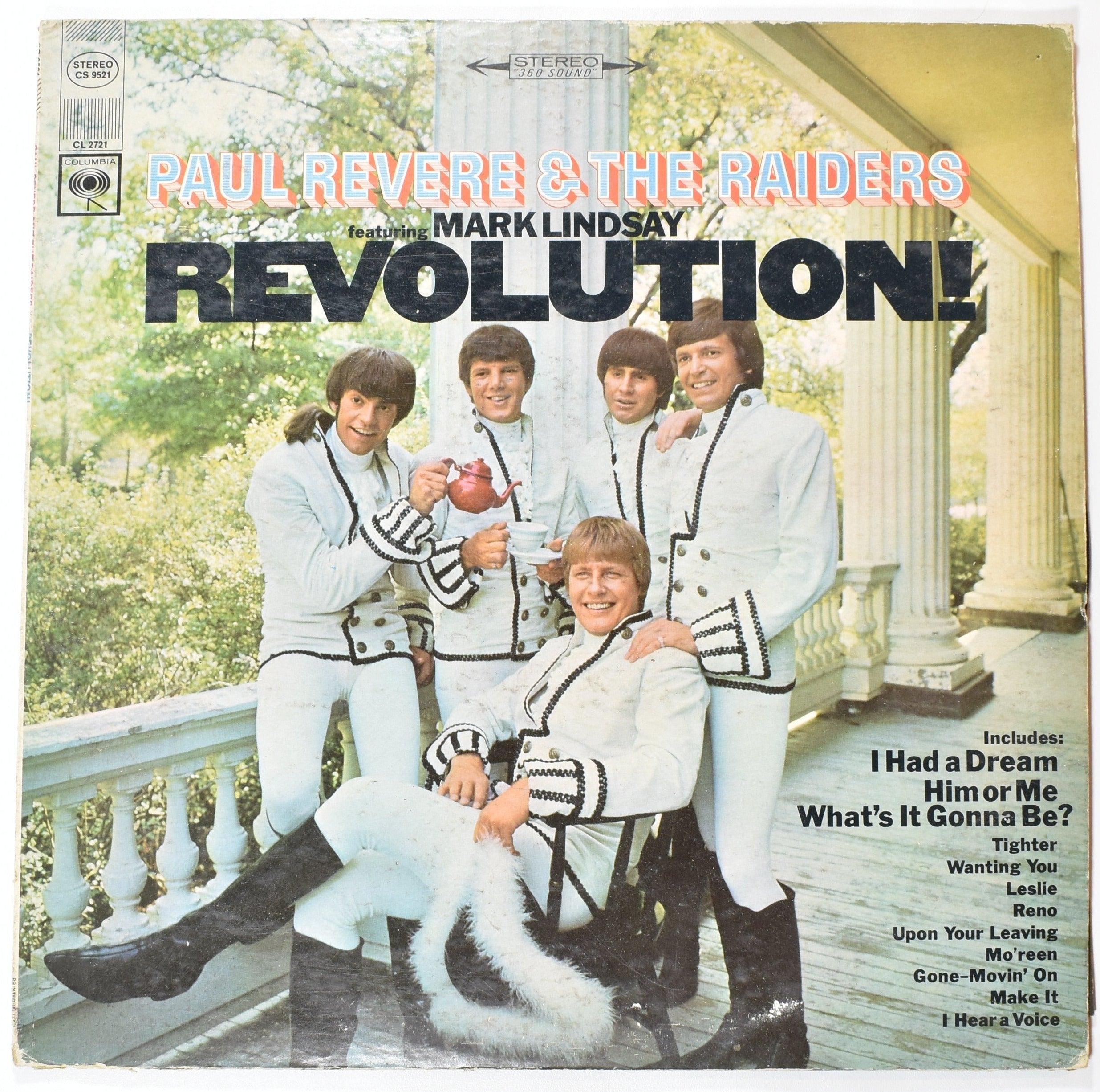 Paul Revere and the Raiders revolution vinyl record used