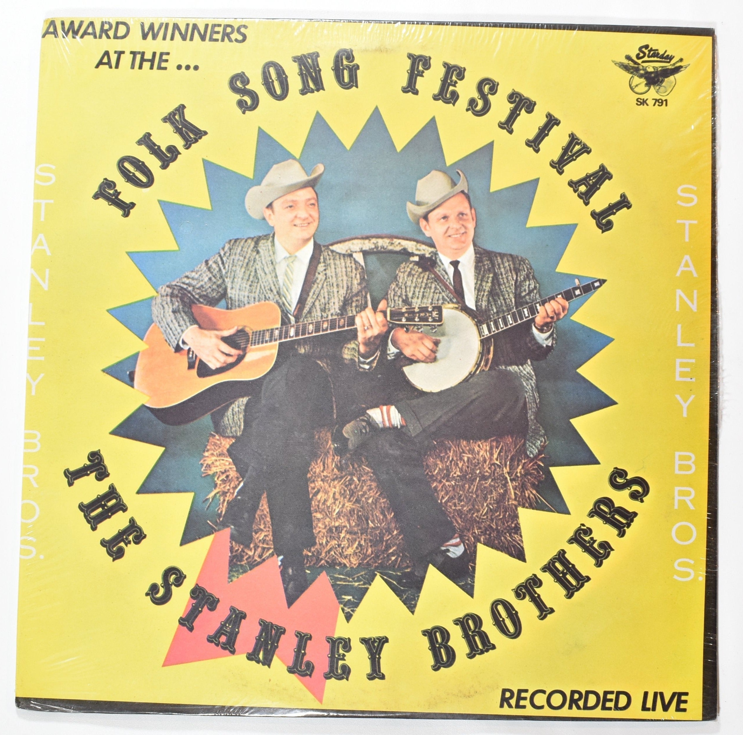 Folk song festival The Stanley Brothers vinyl record new