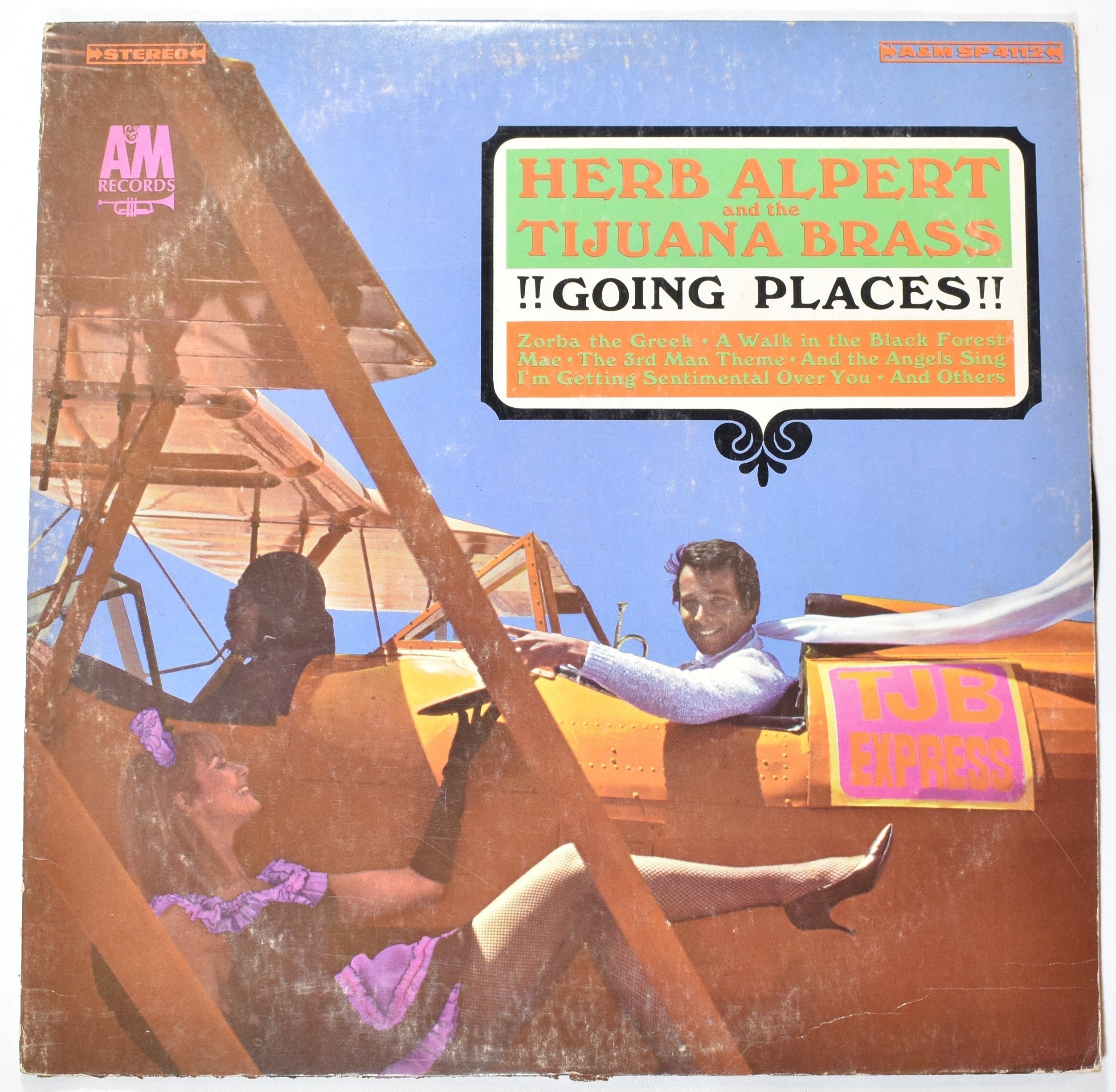Herb Alpert Tijuana Brass Going Places Vinyl record used