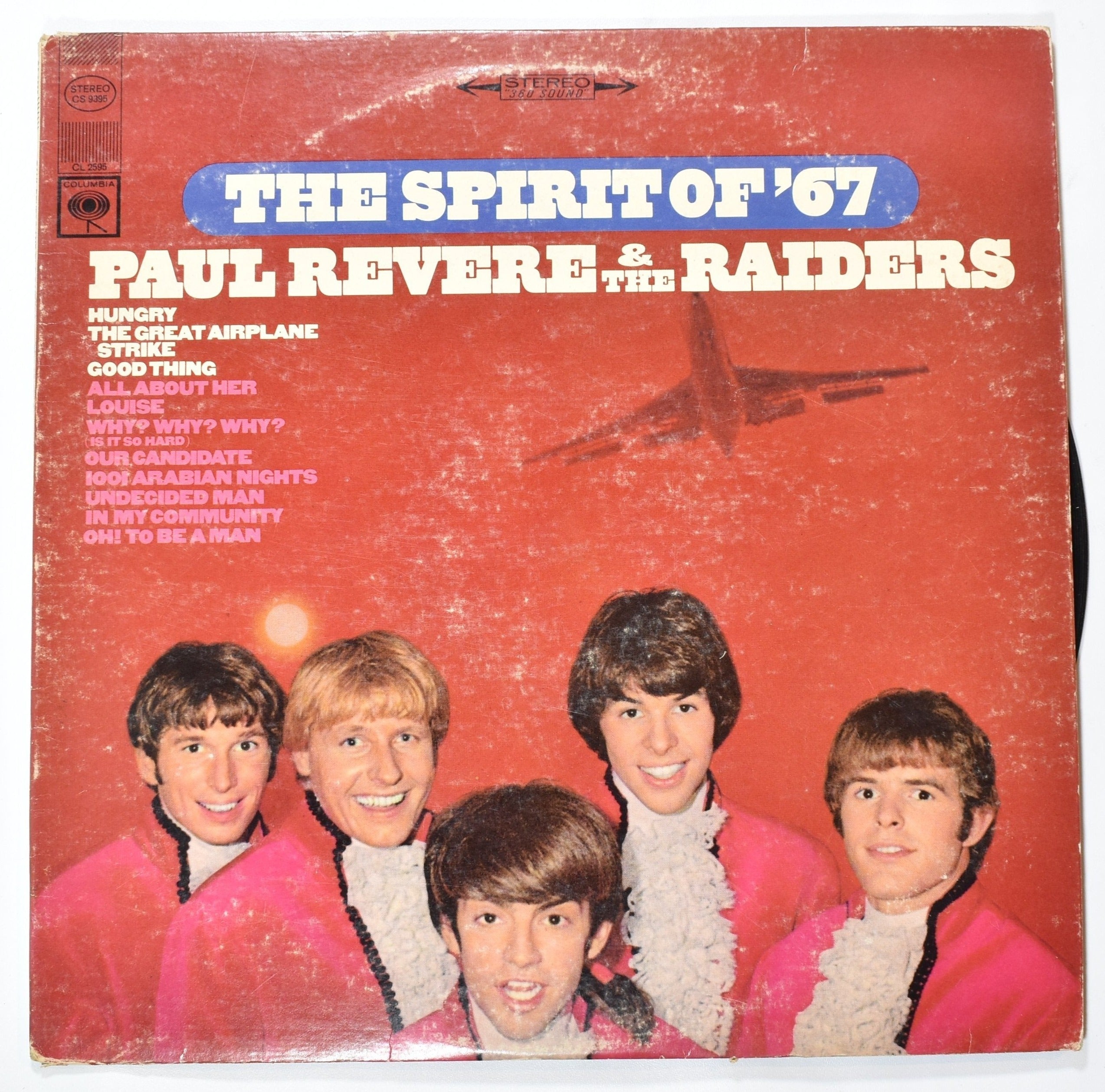 The Spirit of the 67 Paul Revere and the raiders Vinyl Record used