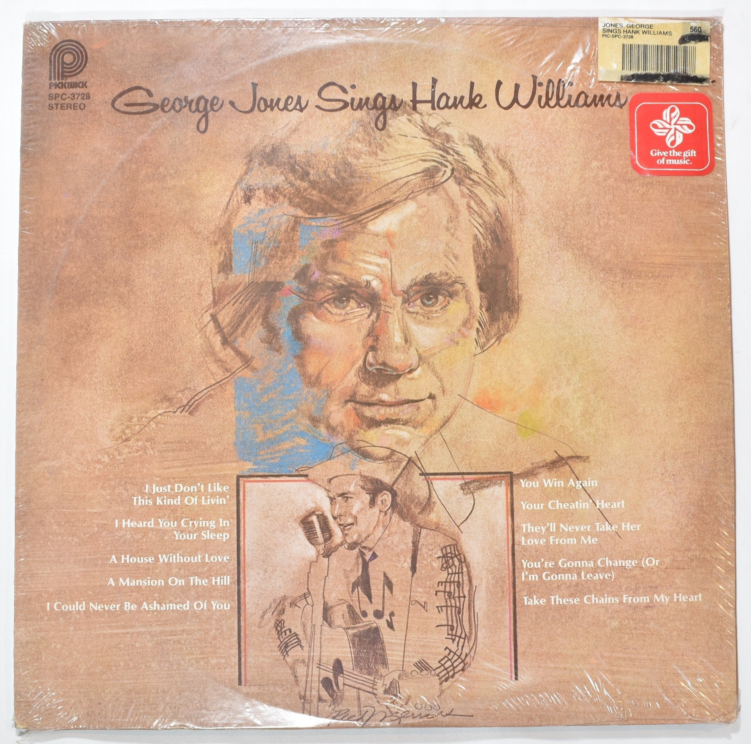 George Jones Sings Hawk Williams Vinyl record used
