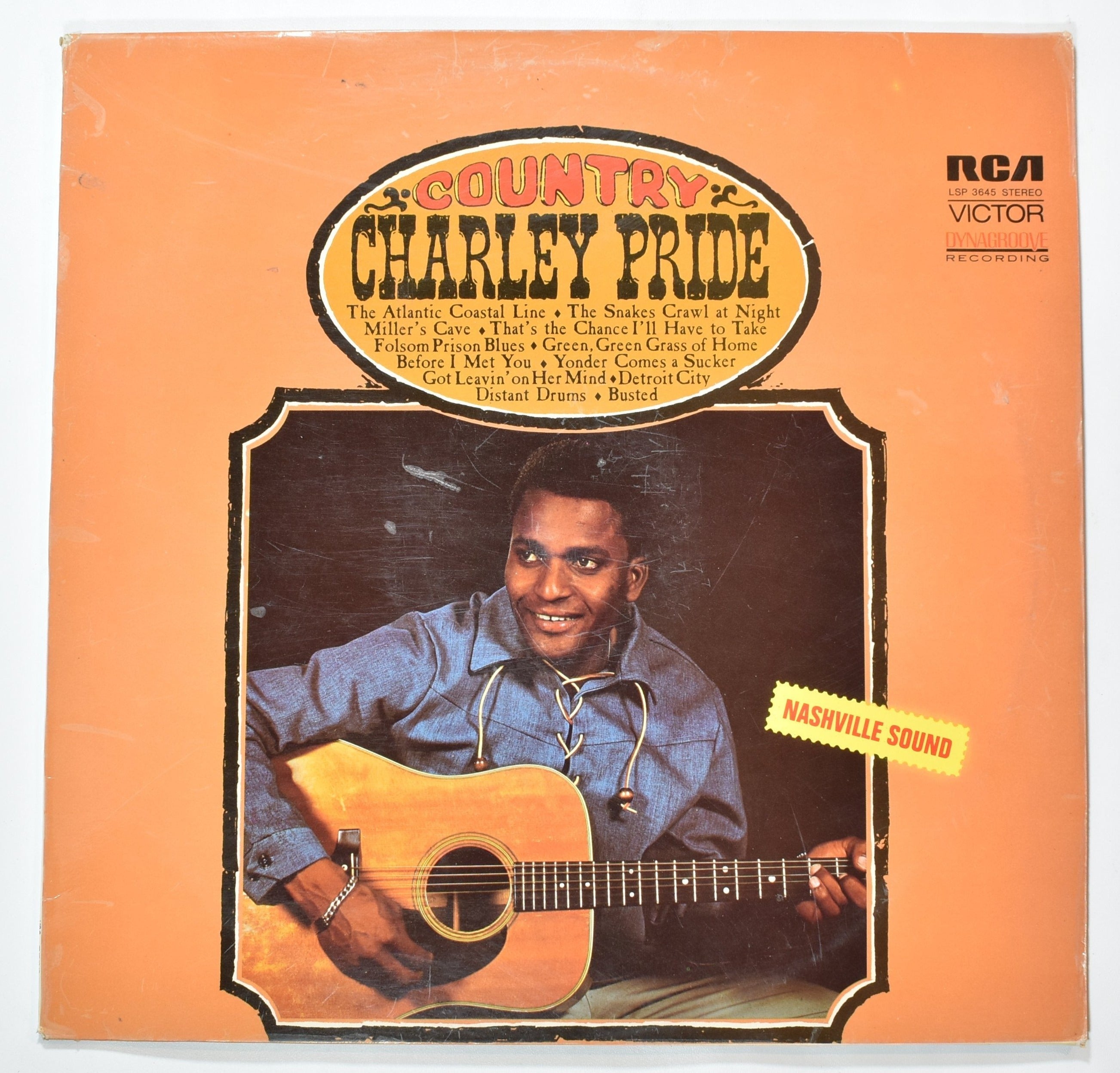 Charley Pride Country Vinyl Record used LSP 3645 Nashville sound