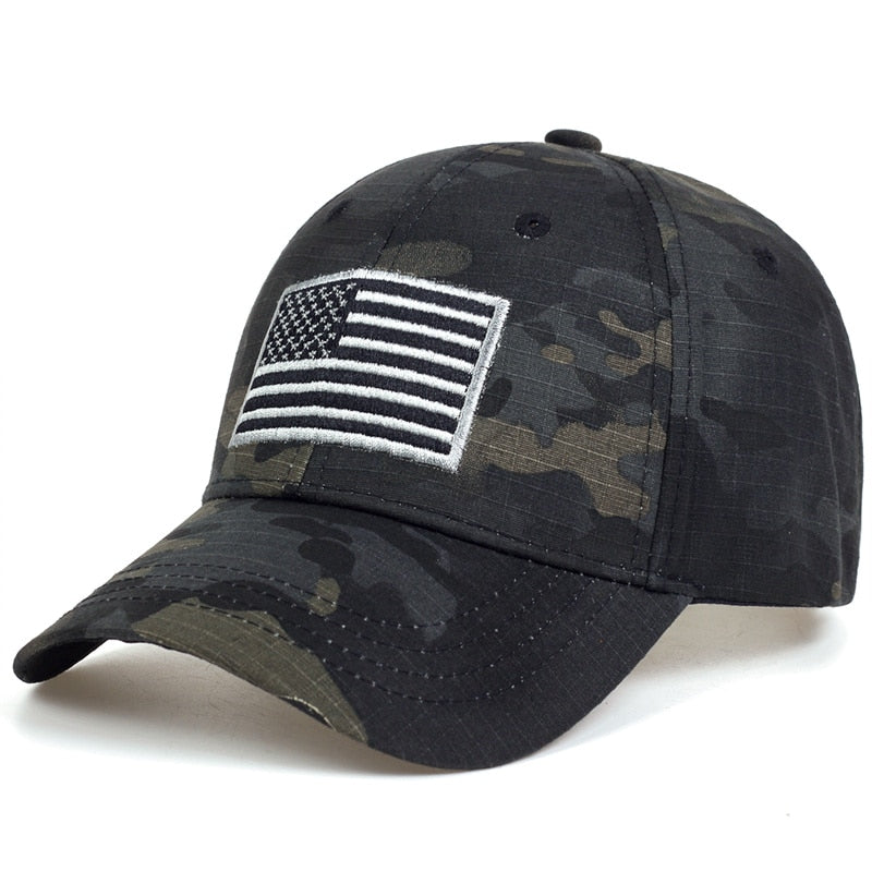 New Men Mesh Baseball Cap Men Women Tactical Army Military Dad Hat USA American