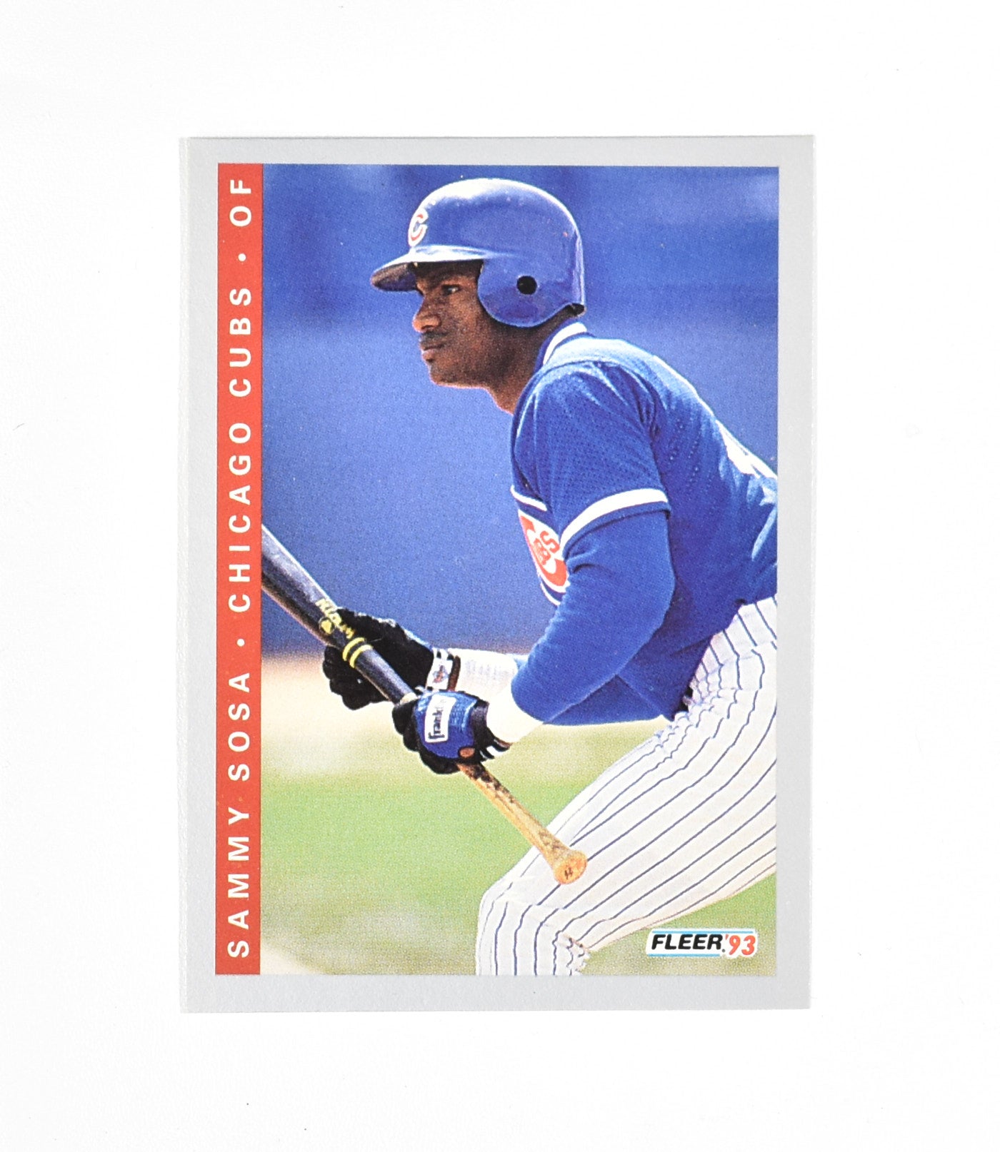 Sammy Sosa 27 Fleer Baseball Card 1993 Chicago Cubs