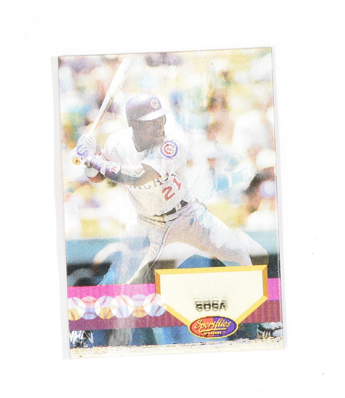 Sammy Sosa 81 Chicago Cubs Sports Flics Baseball Card