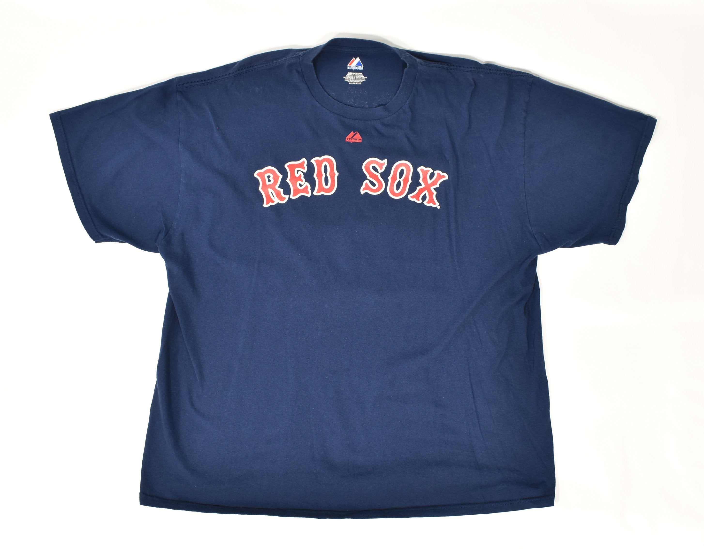 Red Sox mens t shirt Baseball Blue Shirt used 2 XL