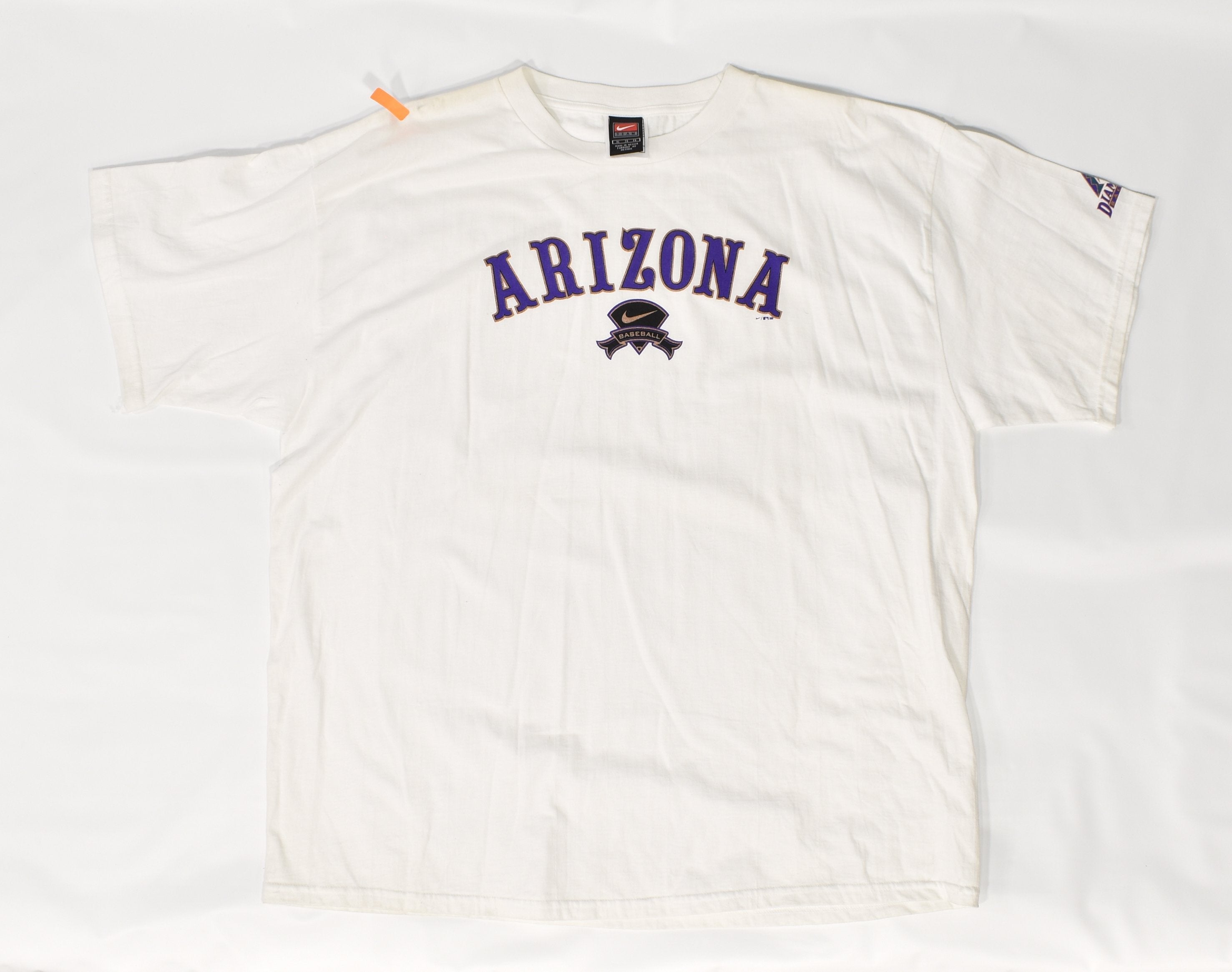 Arizona Baseball T shirt white XL Nike used Adult Mens