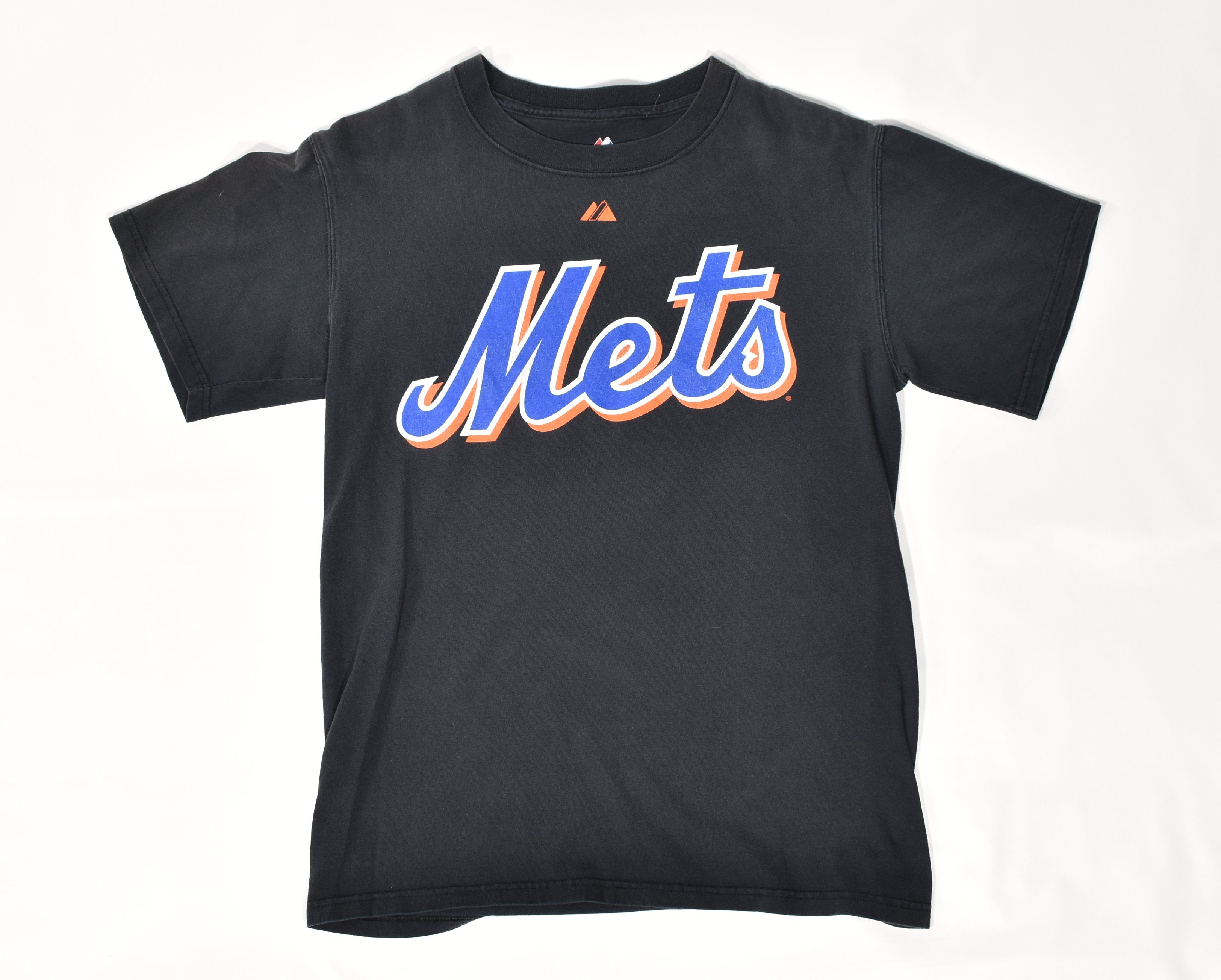 New York Mets MLB Baseball t shirt Small used black Reyes 7