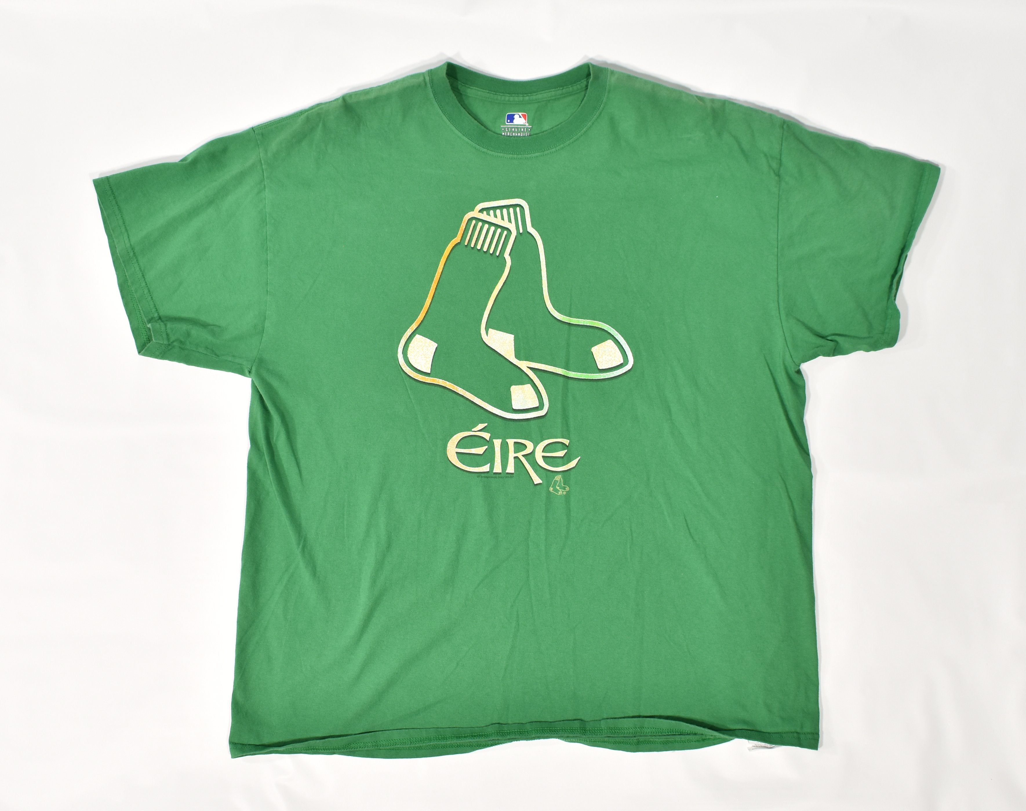 Boston Red Sox MLB Baseball t shirt mens XL Green Used