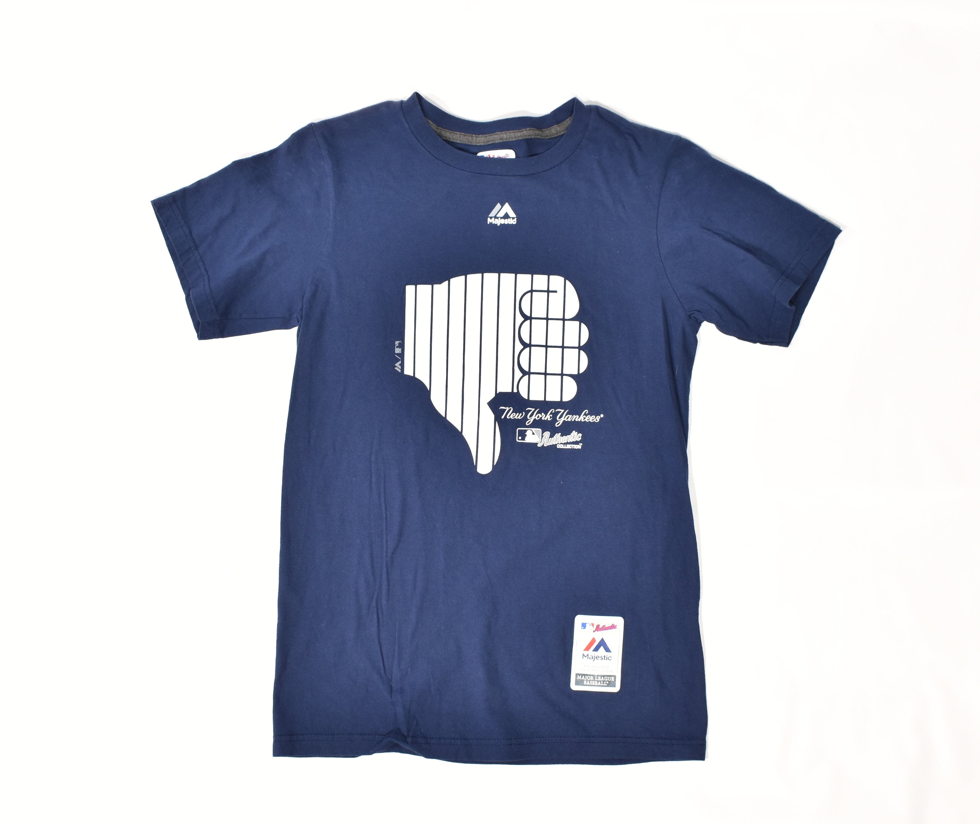 New York Yankees mens t shirt Small Baseball MLB Used