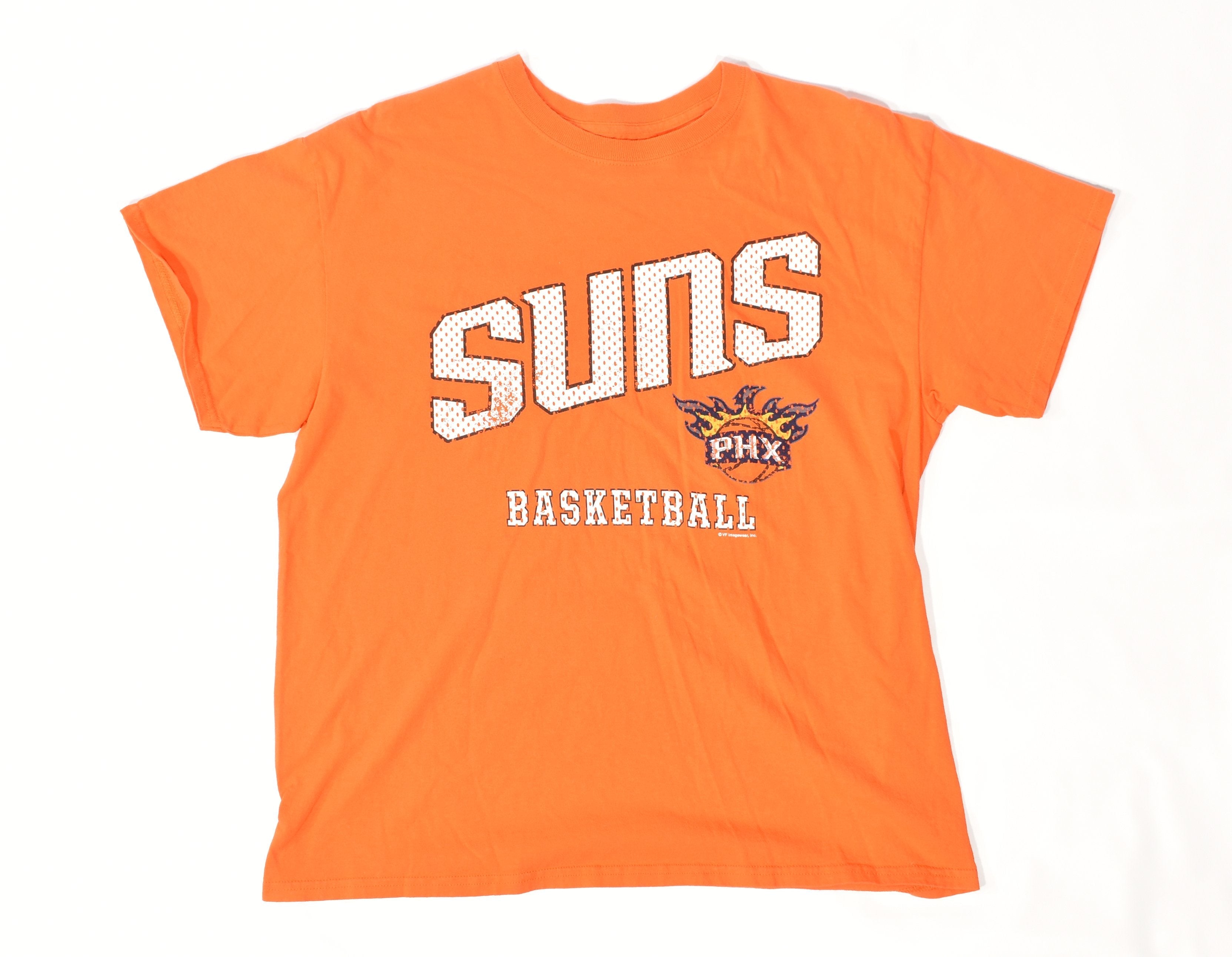 Suns Basketball PHX Orange T shirt used Large NBA Basketball