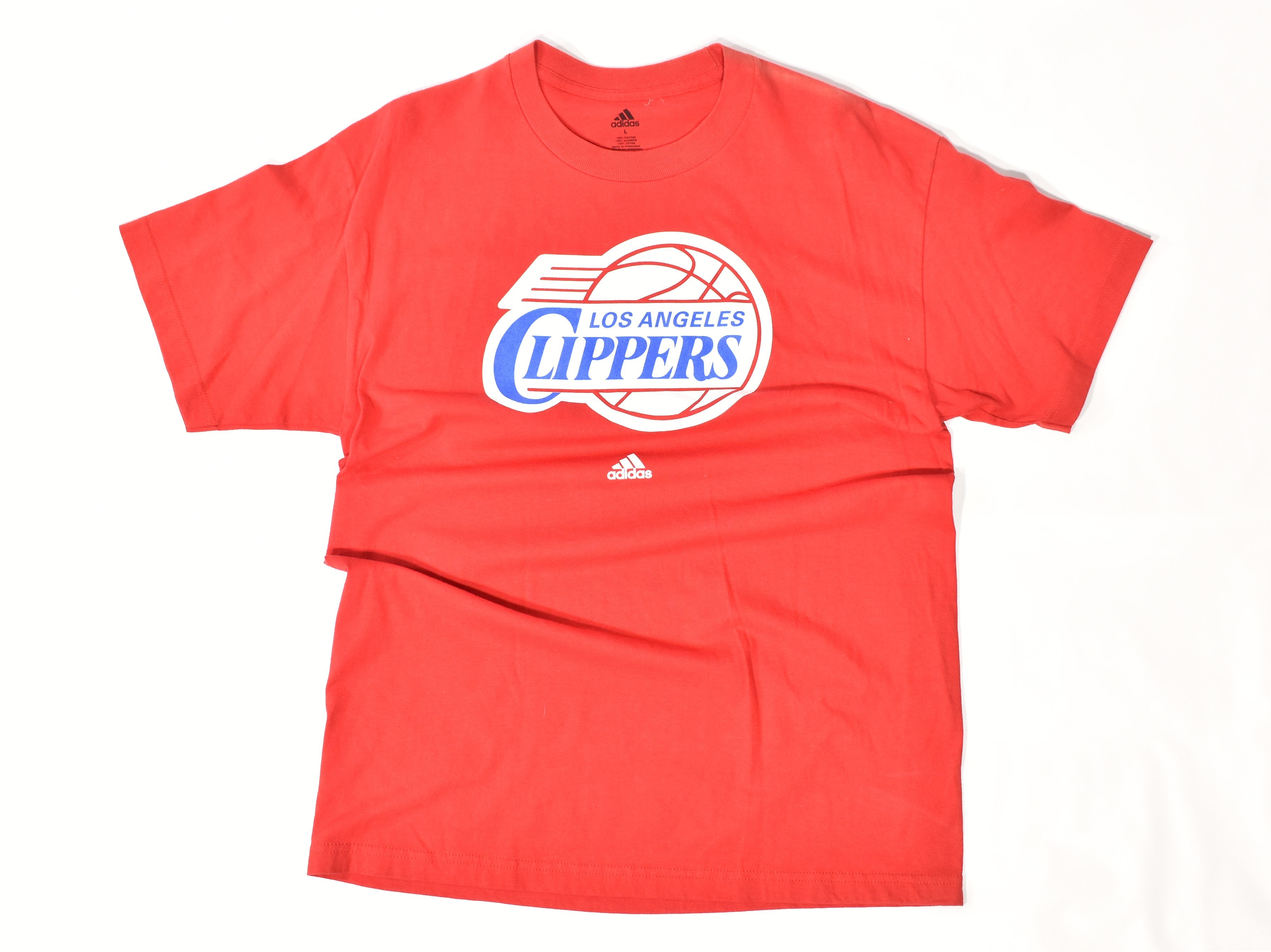 Los Angeles Clippers NBA Basketball t shirt red Adidas Mens Large Used