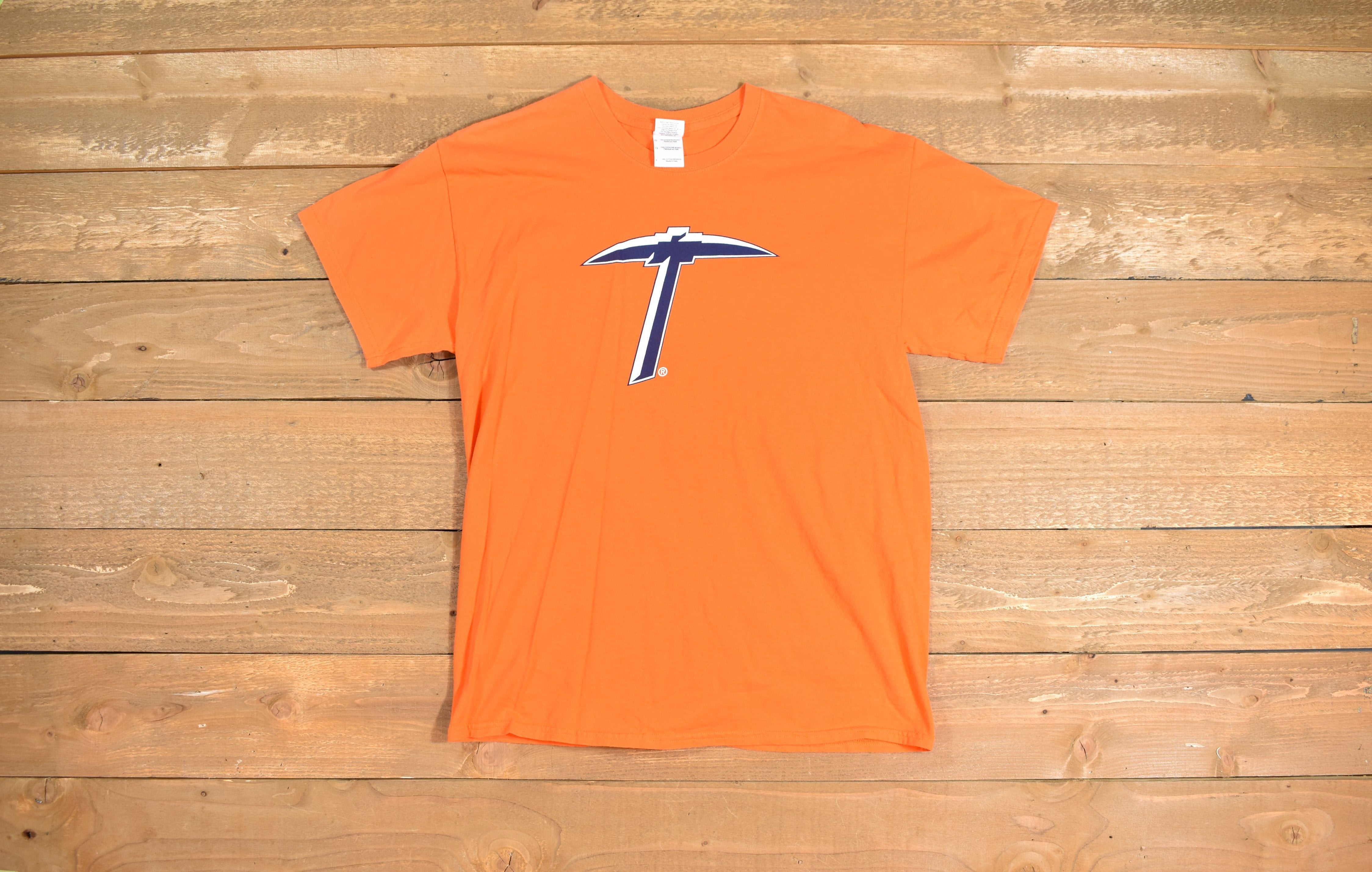 Utep Miners Football Shirt mens Orange shirt Used Large