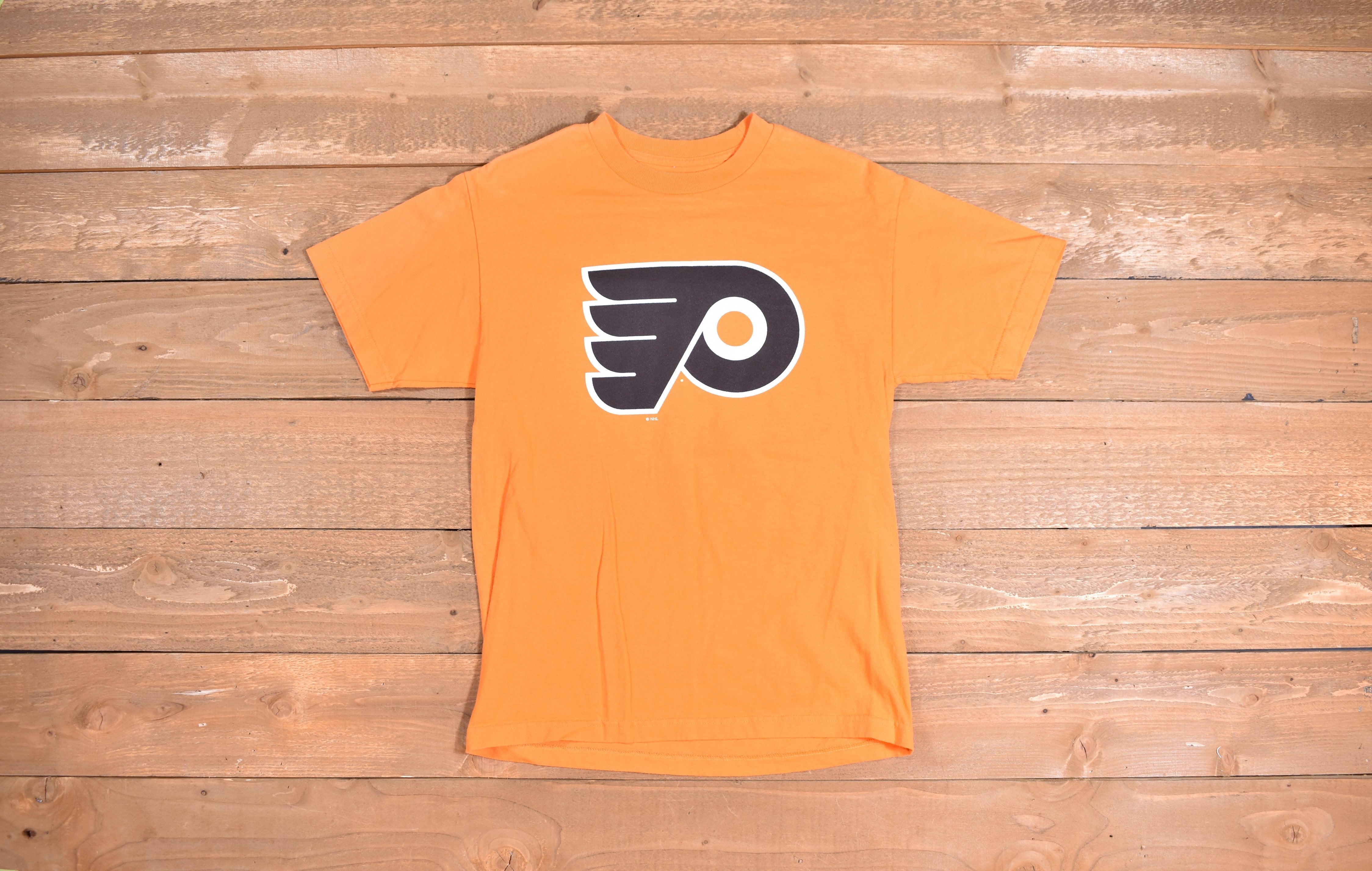 Flyers hockey shirt mens orange tshirt M Used Authentic Shirt