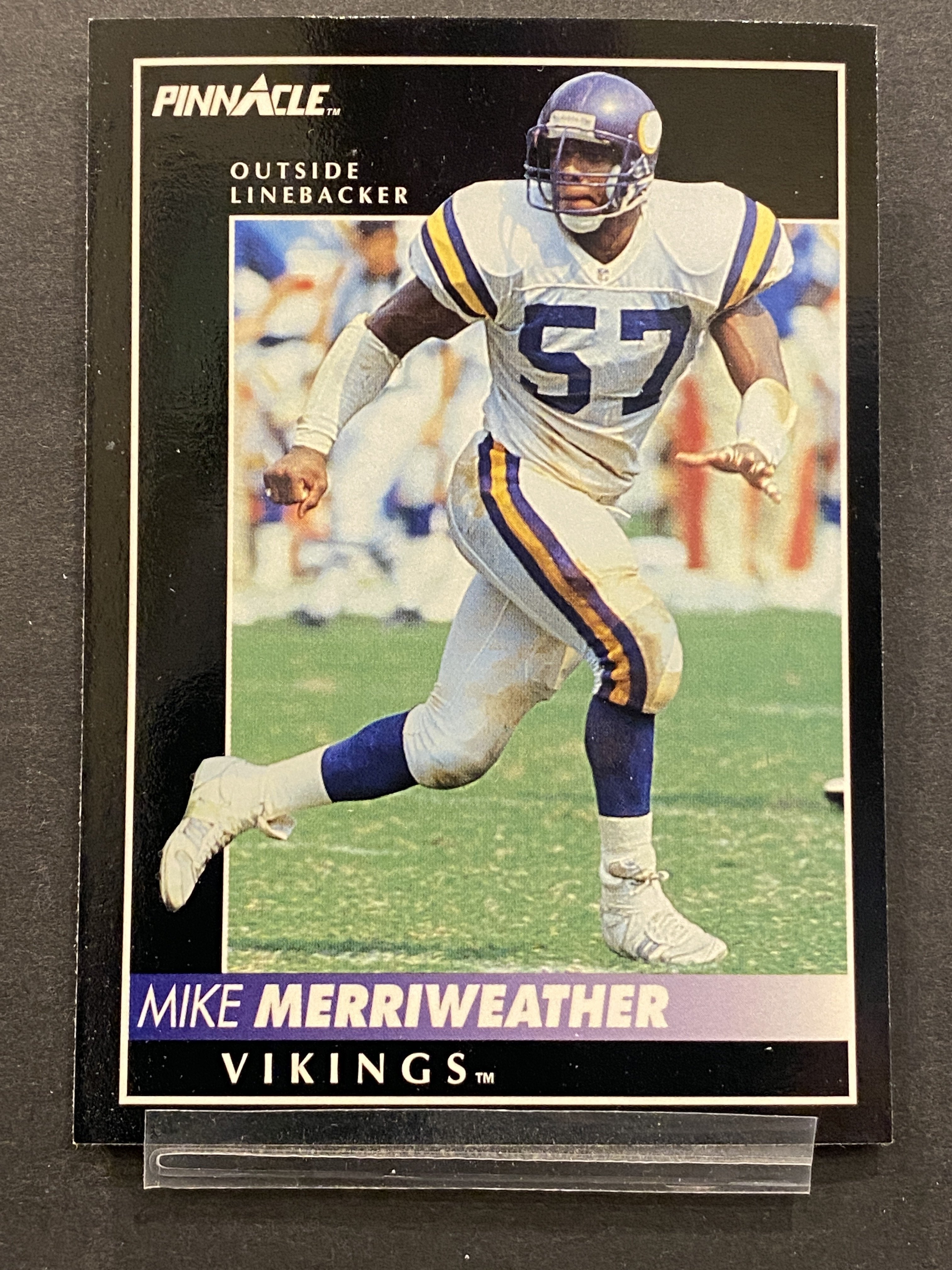 Mike Merriweather Pinnacle Football Card Minnesota Vikings