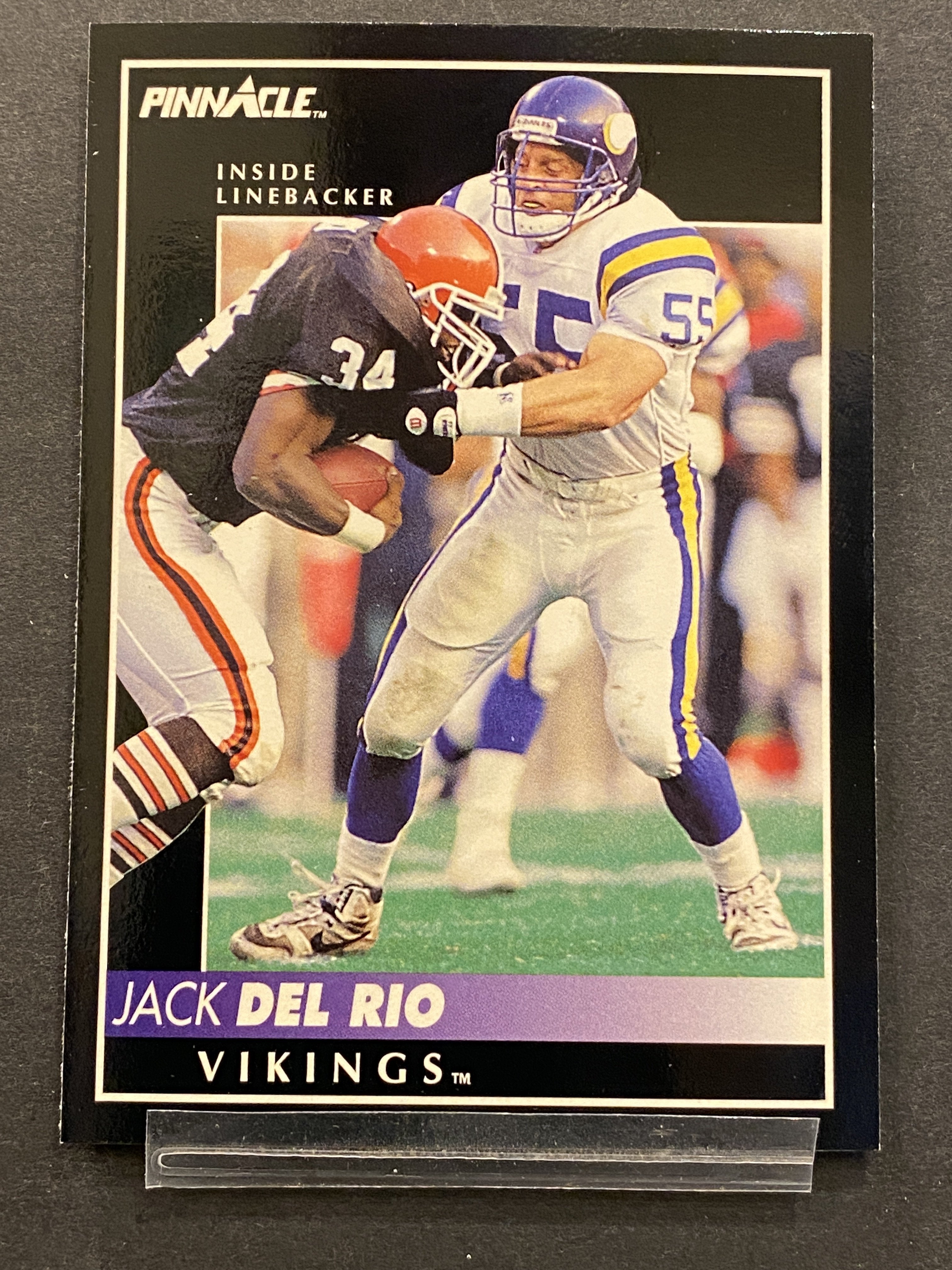 Jack Del Rio Pinnacle Football Card Minnesota Vikings
