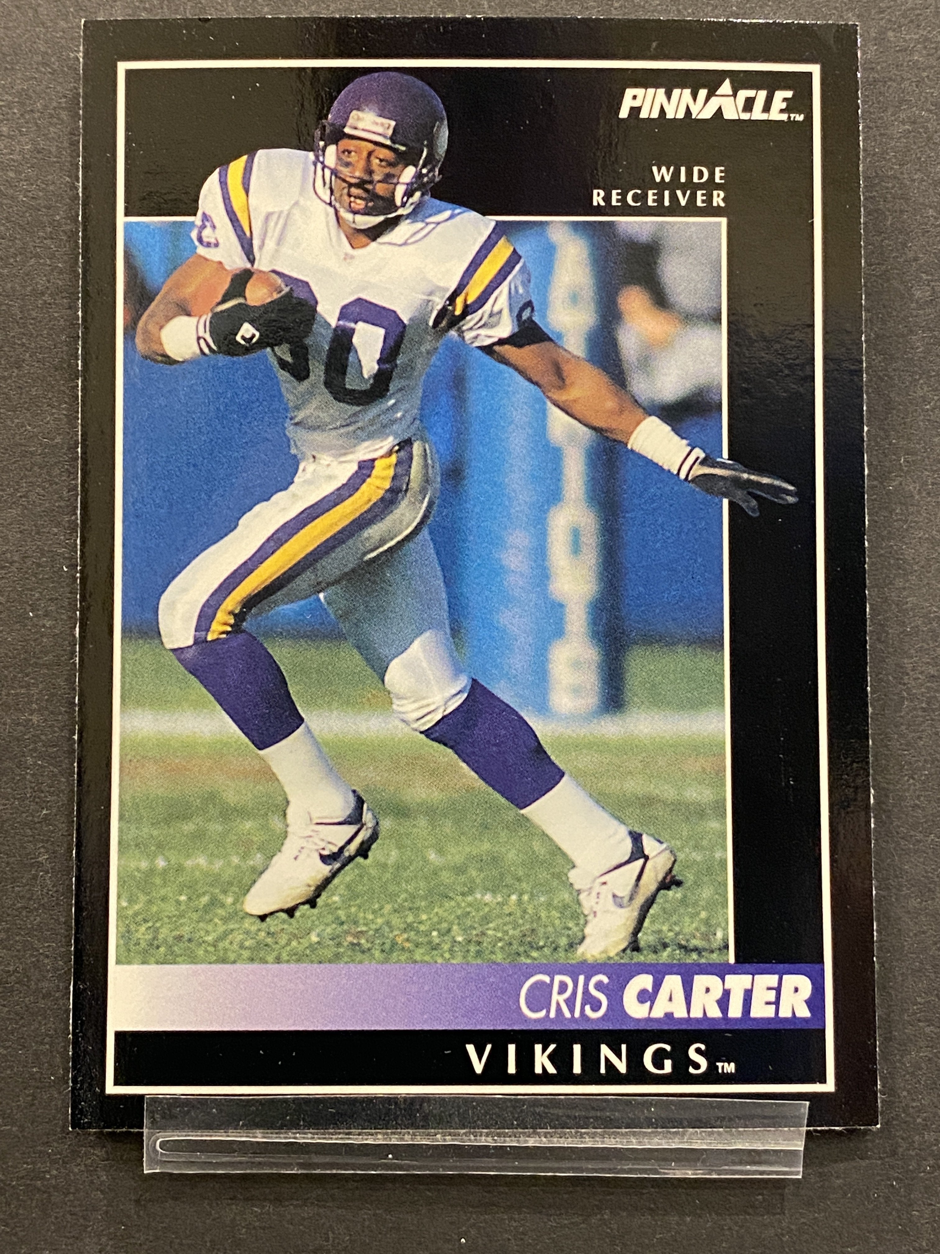 Cris Carter Pinnacle Football Card Minnesota Vikings