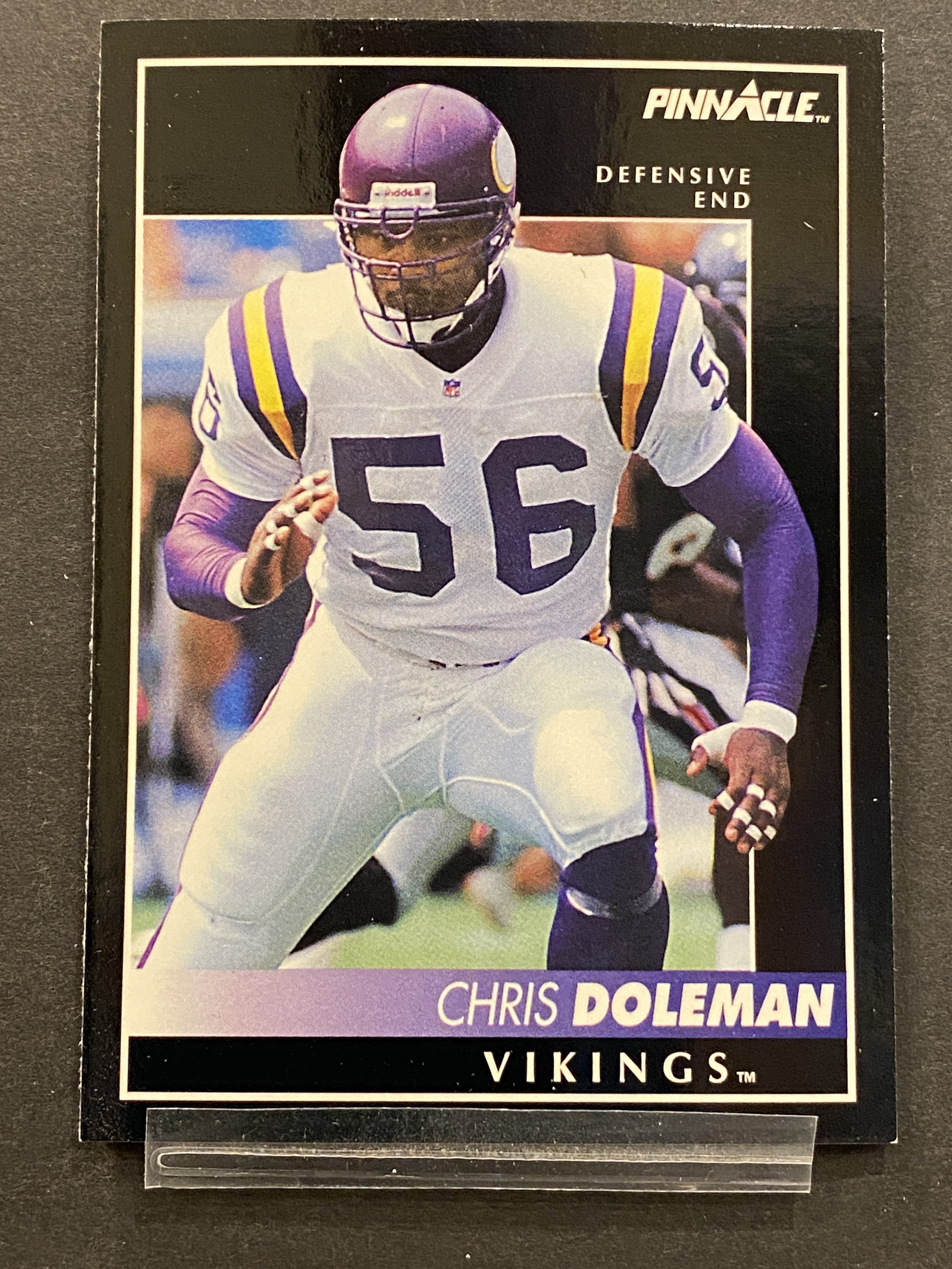 Chris Doleman Pinnacle Football Card Minnesota Vikings
