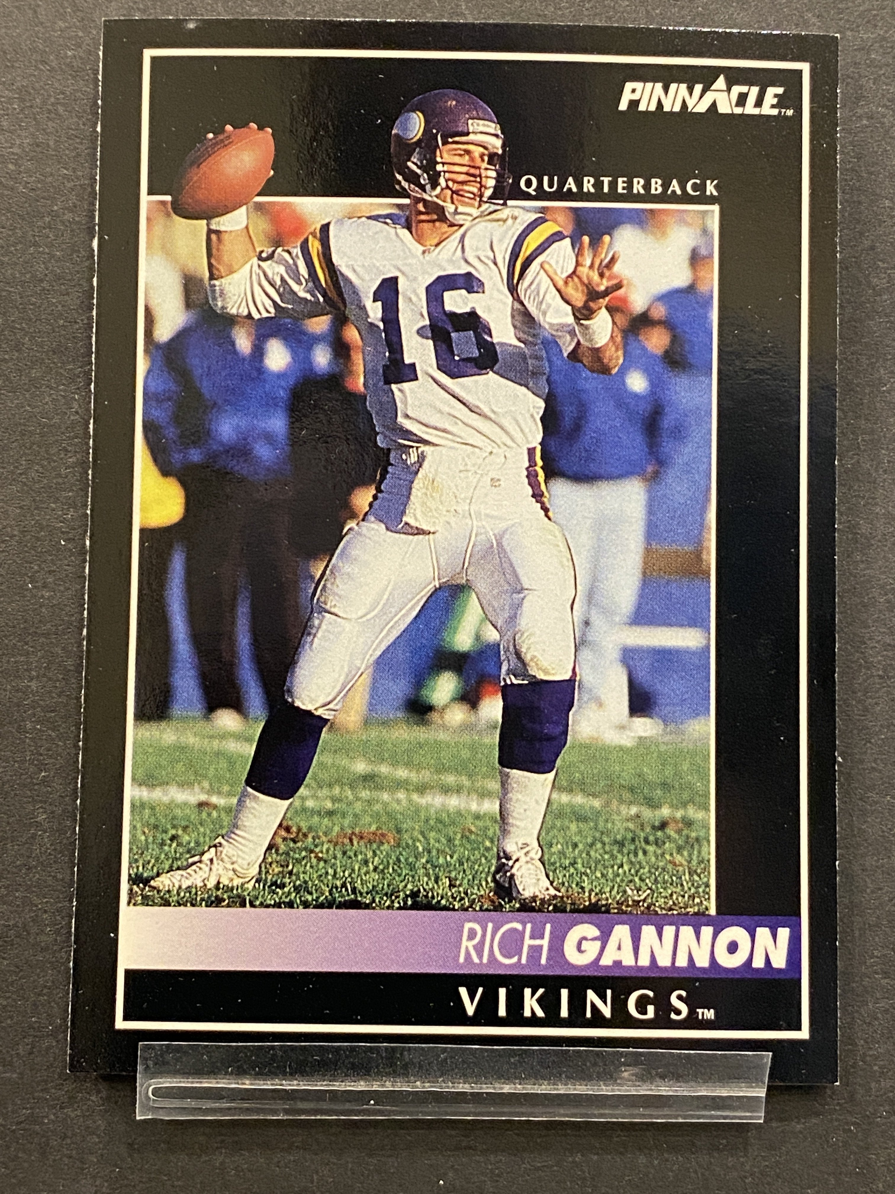 Rich Gannon Pinnacle Football Card Minnesota Vikings