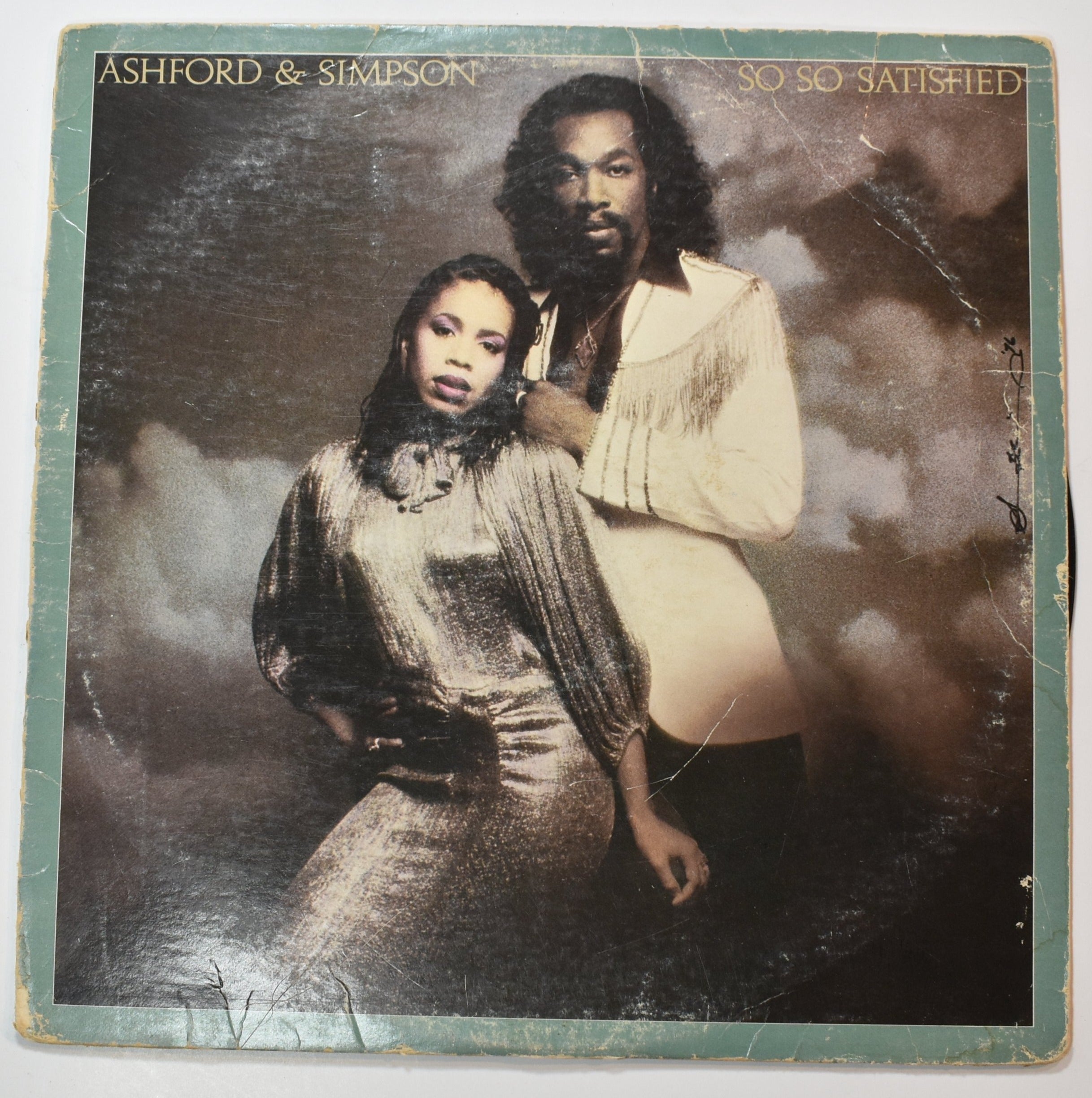Vinyl Music Record Ashford and Simpson So So Satisfied used record