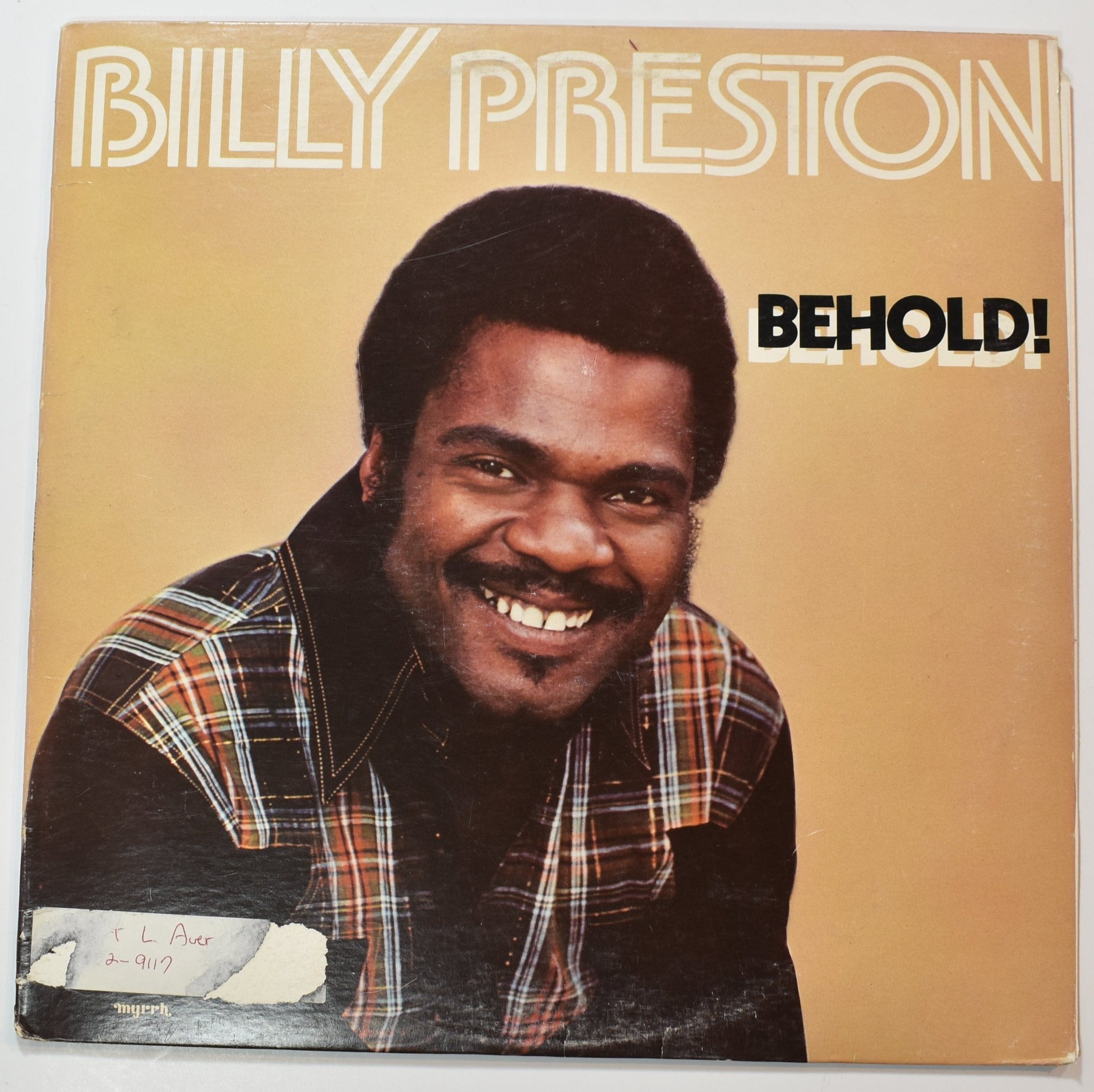 Vinyl Music Record Billy Preston Behold Used record