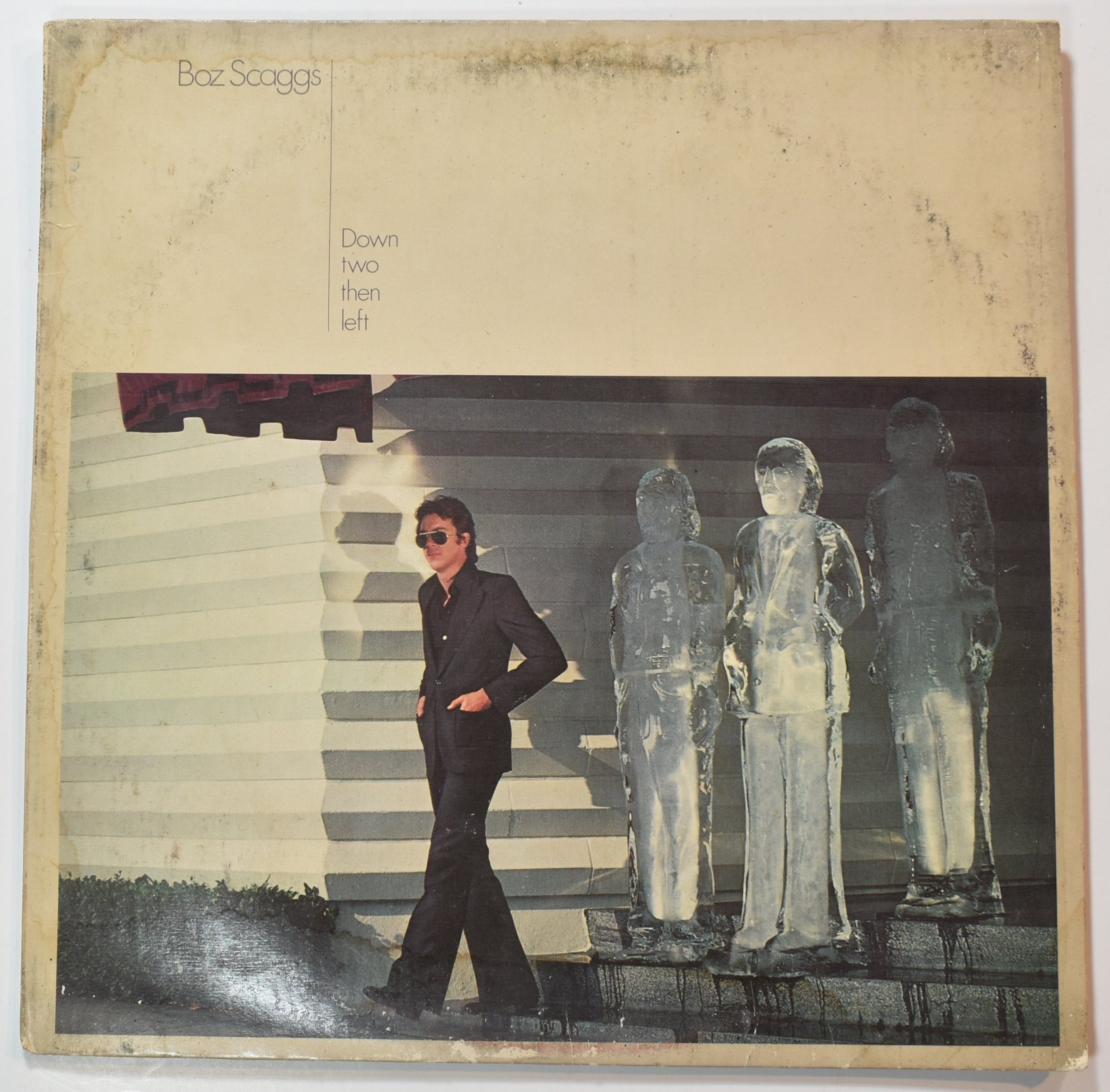 Vinyl Music Record Baz Scaggs Down two then left used record