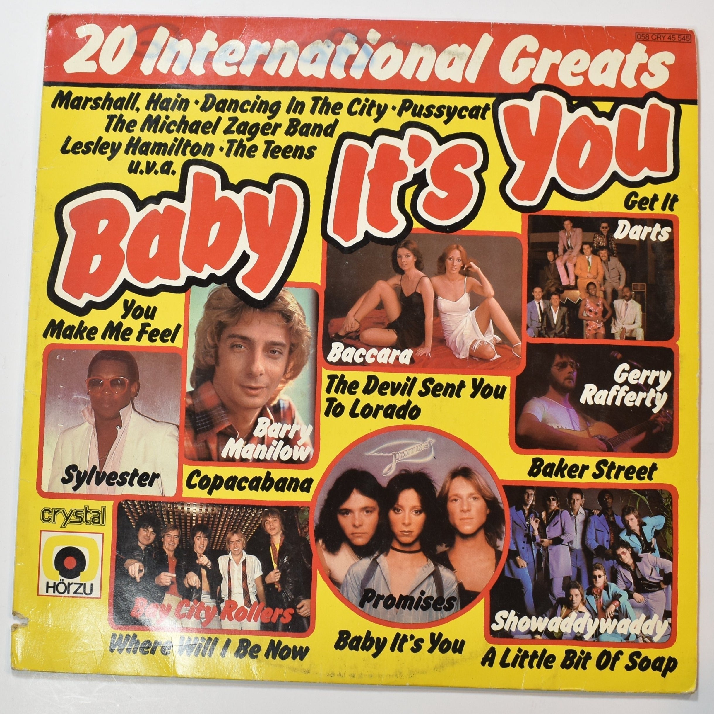 Vinyl Music Record Baby Its Your 20 International Greats used record