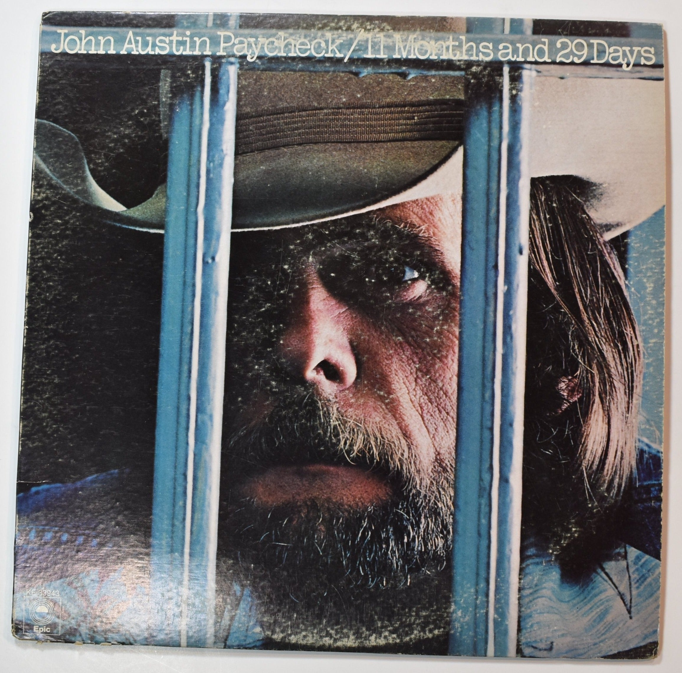 Vinyl Music Record John Austin Paycheck 11 Months and 29 days used record