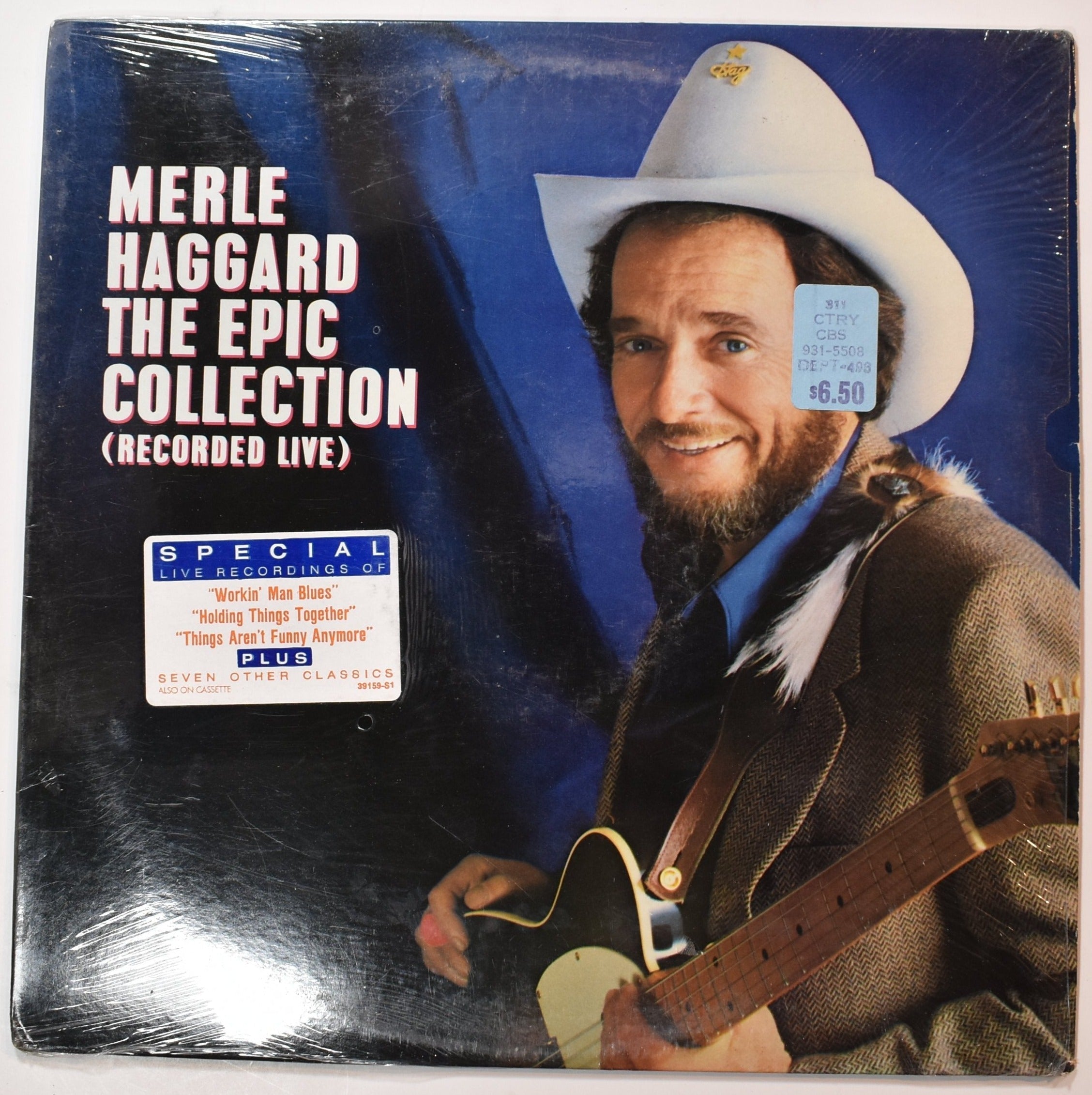 Vinyl Music Record Merle haggard The Epic Collection