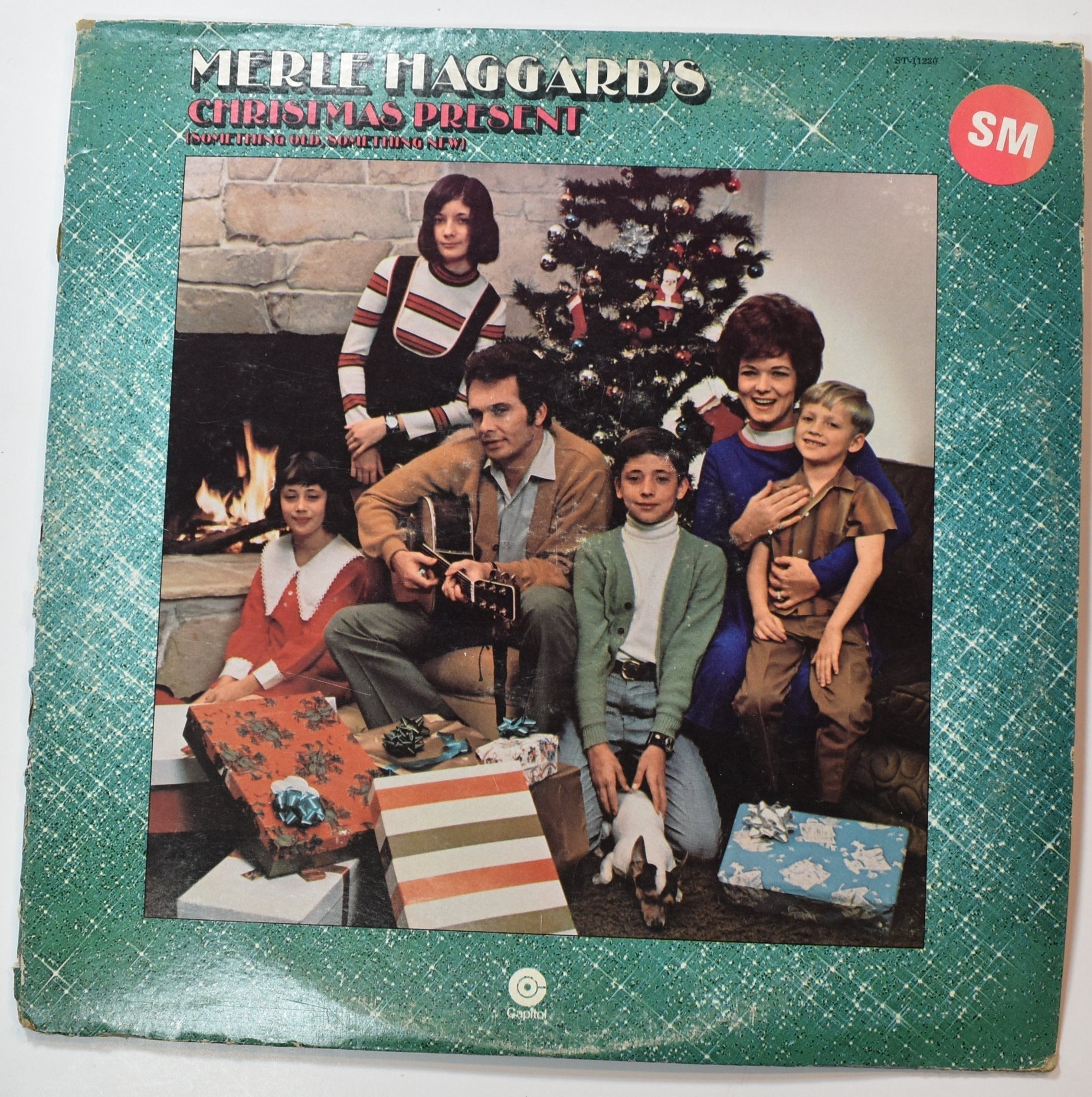 Vinyl Music Record Merle Haggard Christmas Presents record