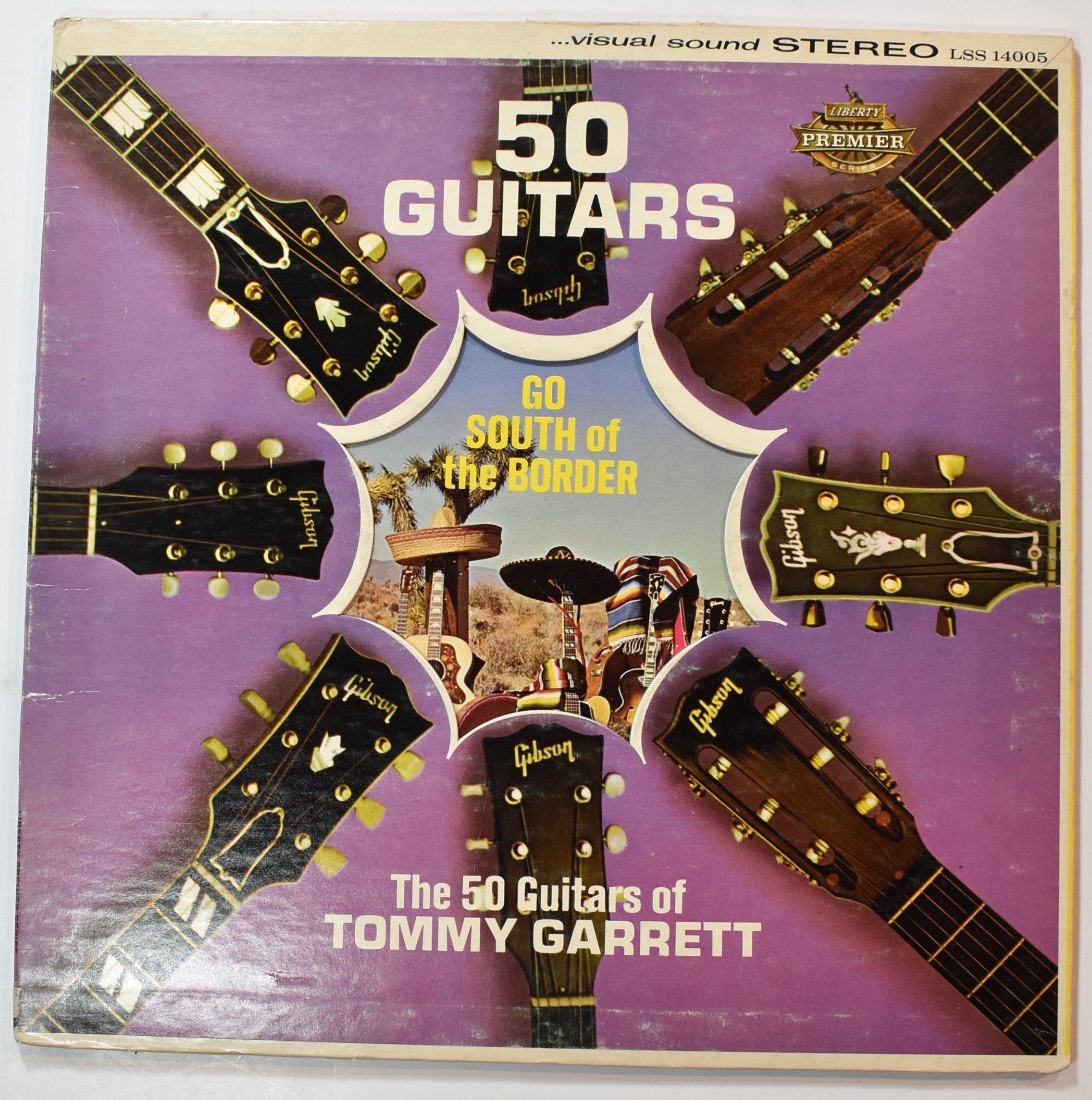 Vinyl Music Record 50 guitars of Tommy garret record
