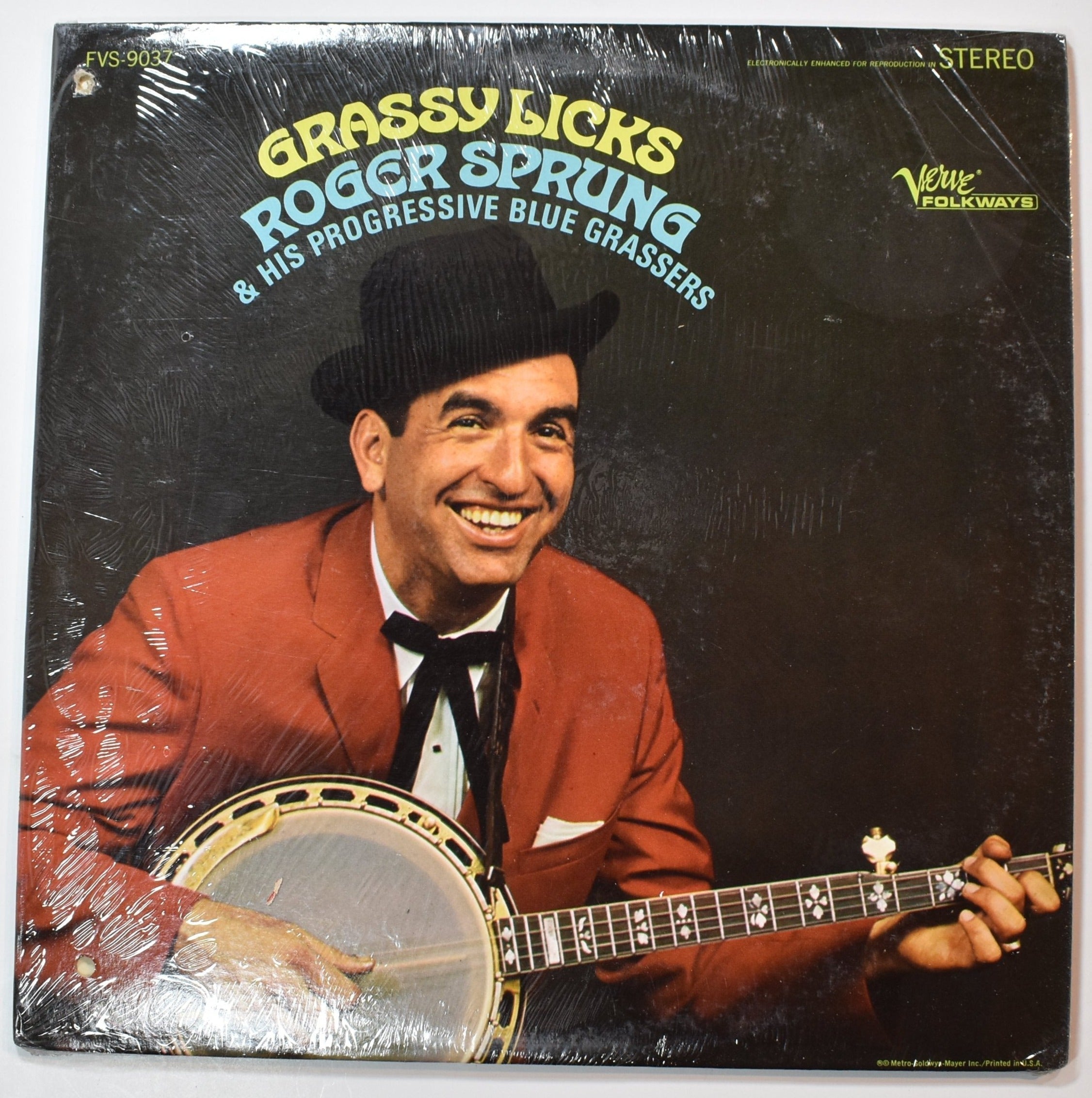 Grassy Licks Roger Sprung Vinyl record 12inch Vinyl Music Record USED