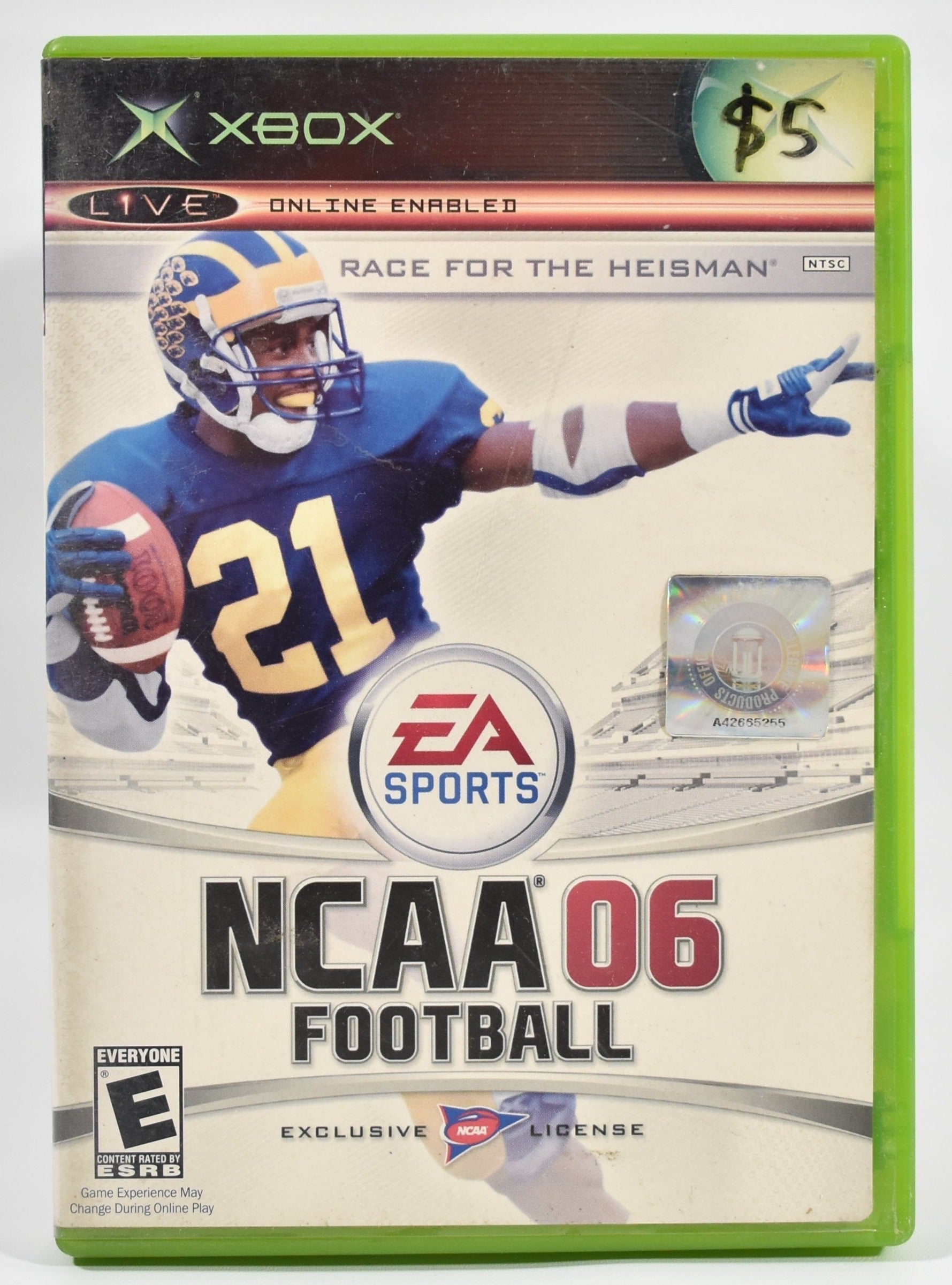 Xbox Ncaa 06 Football Game Microsoft Xbox Original USED