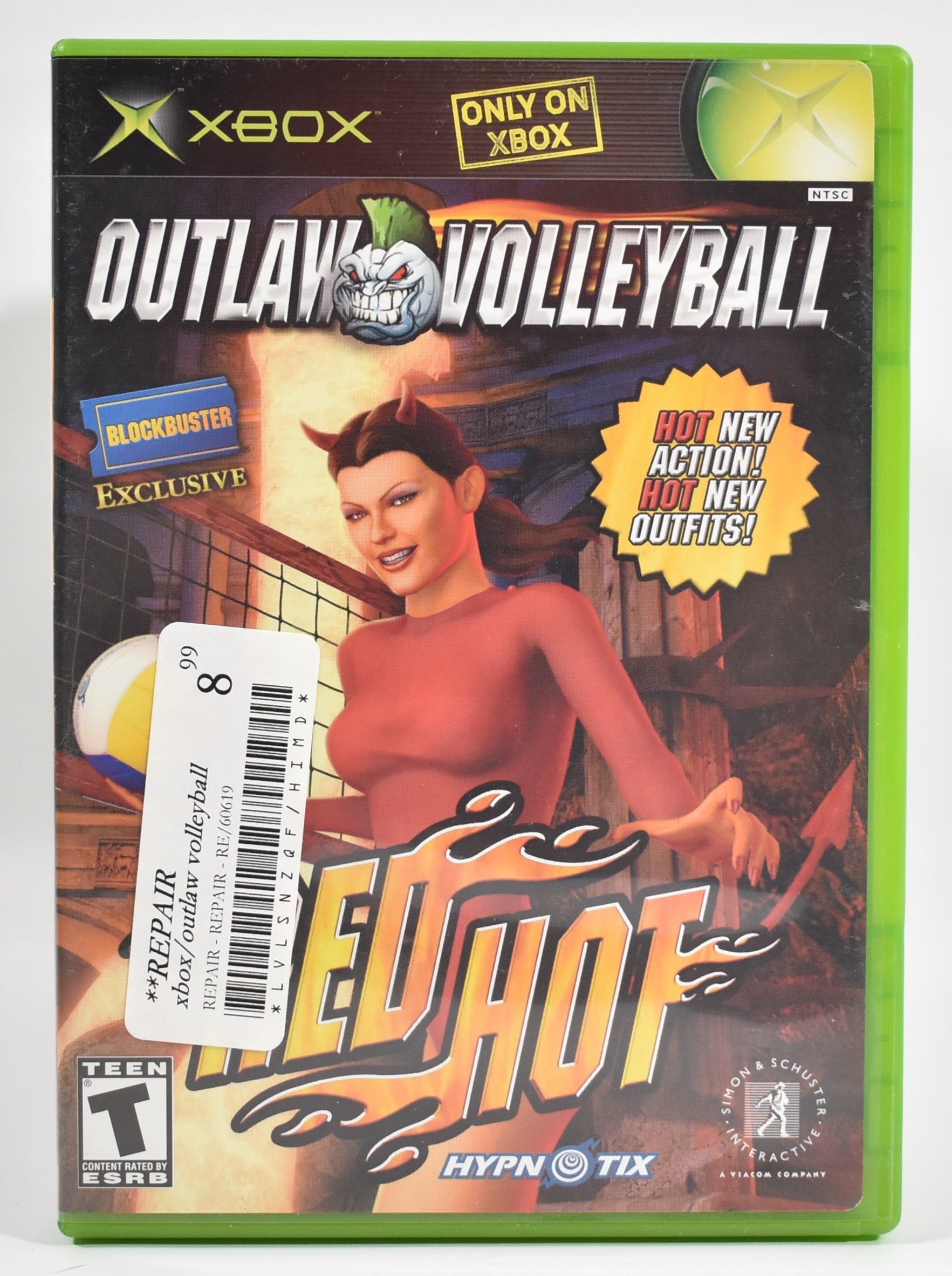 Xbox Outlaw Volley Ball Red Hot1