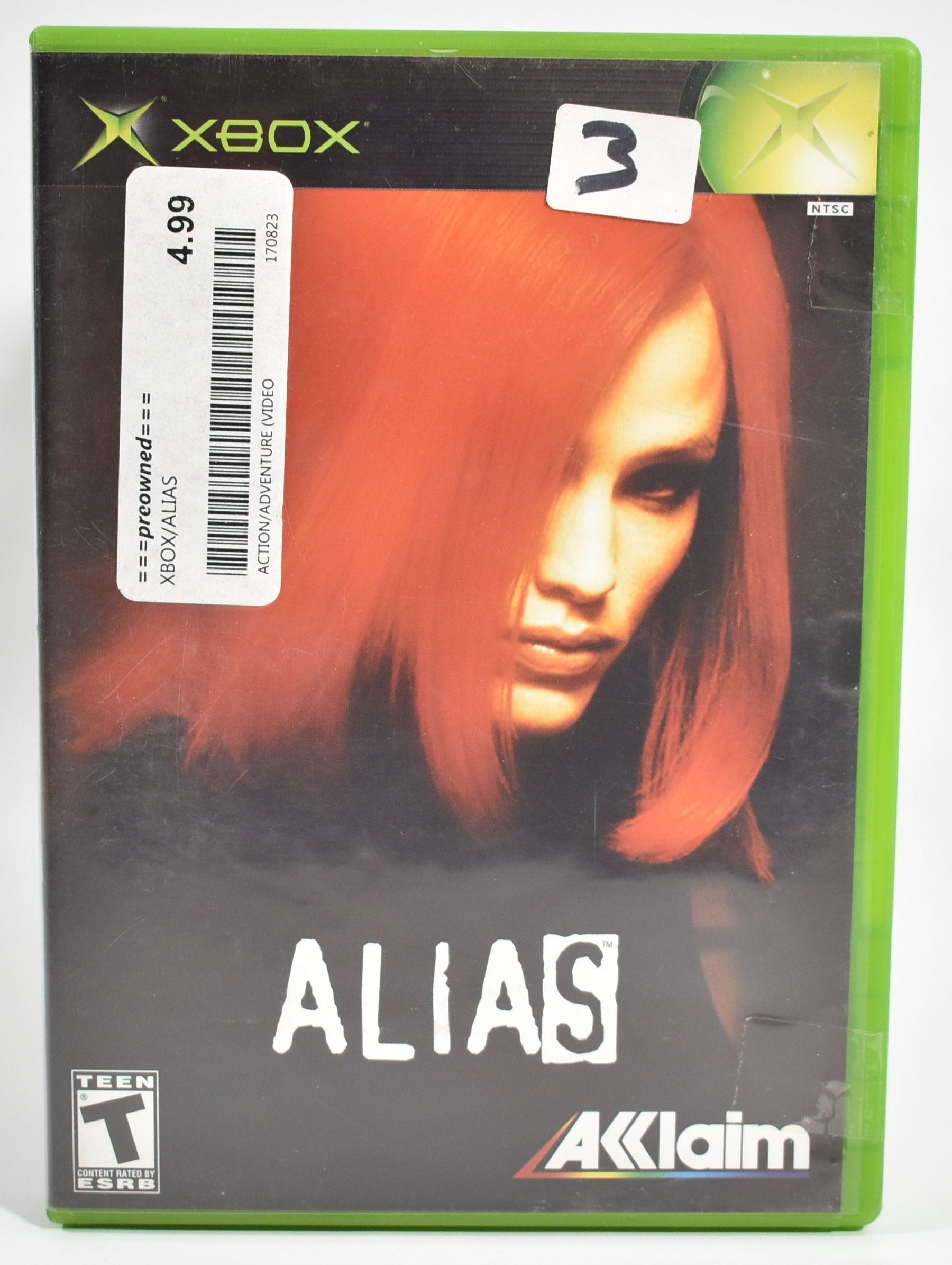 Xbox Alias Video Game Microsoft Xbox Original USED