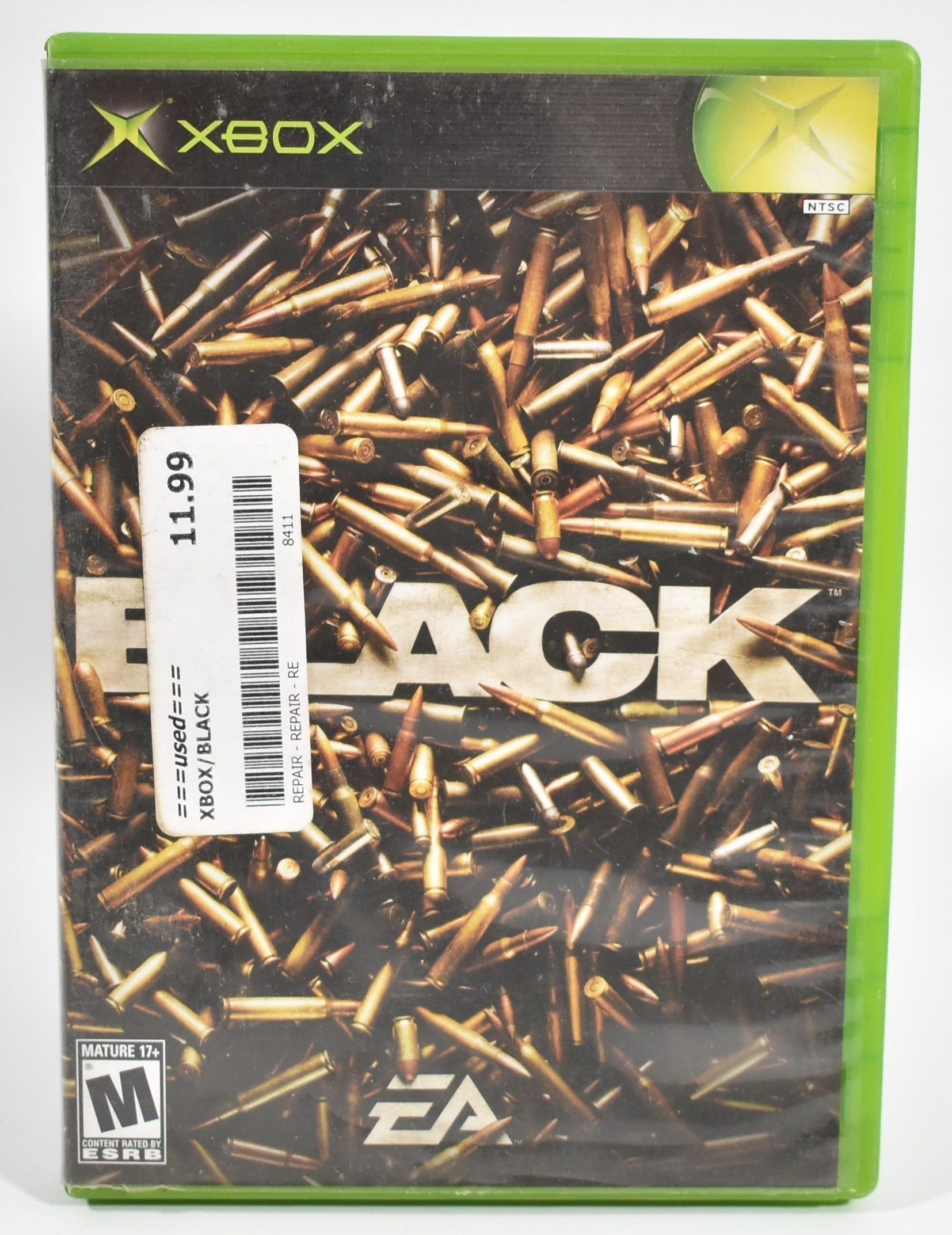 Xbox Black game Used Microsoft Video Game