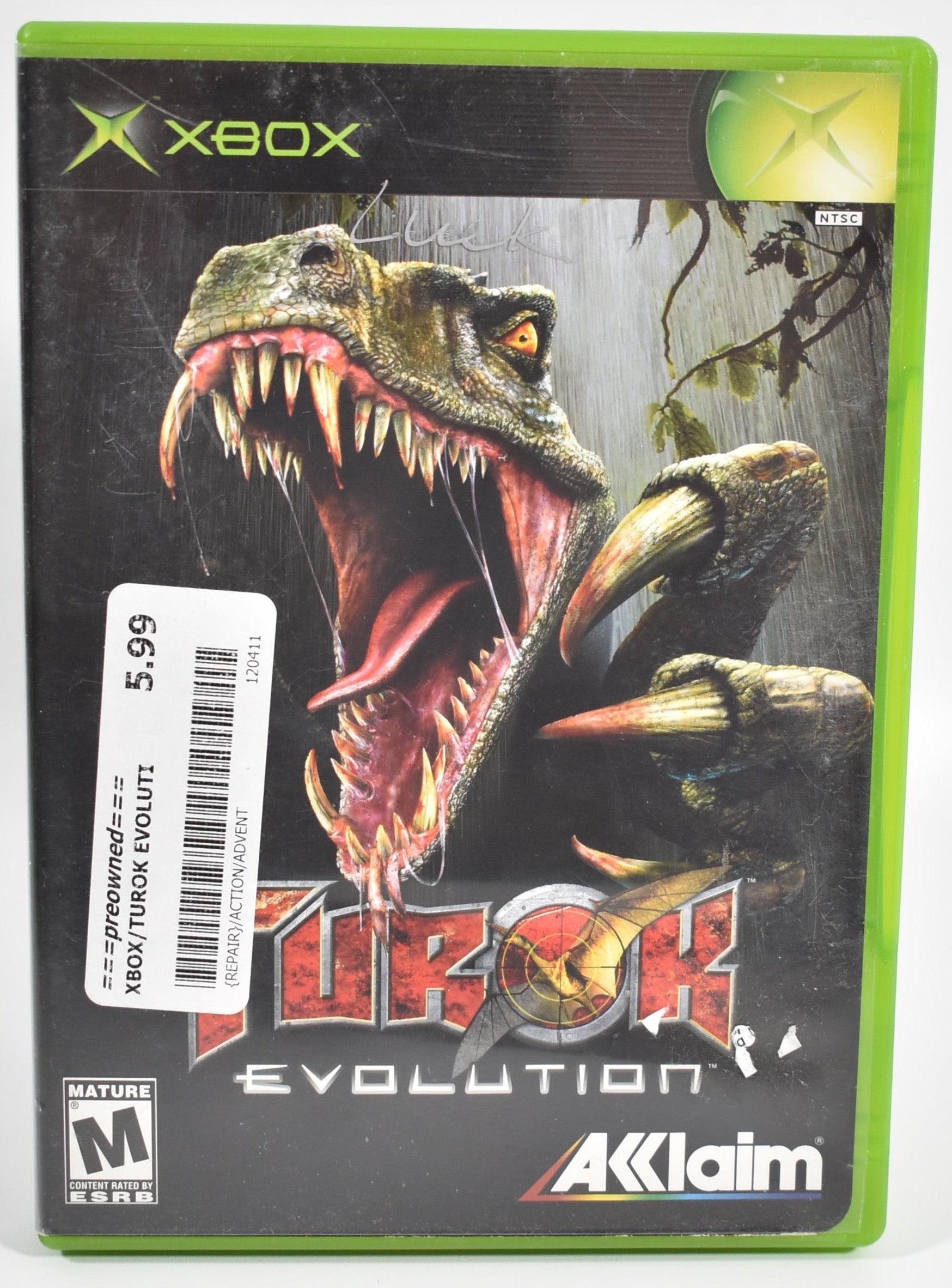 Xbox Turok Evolution Game