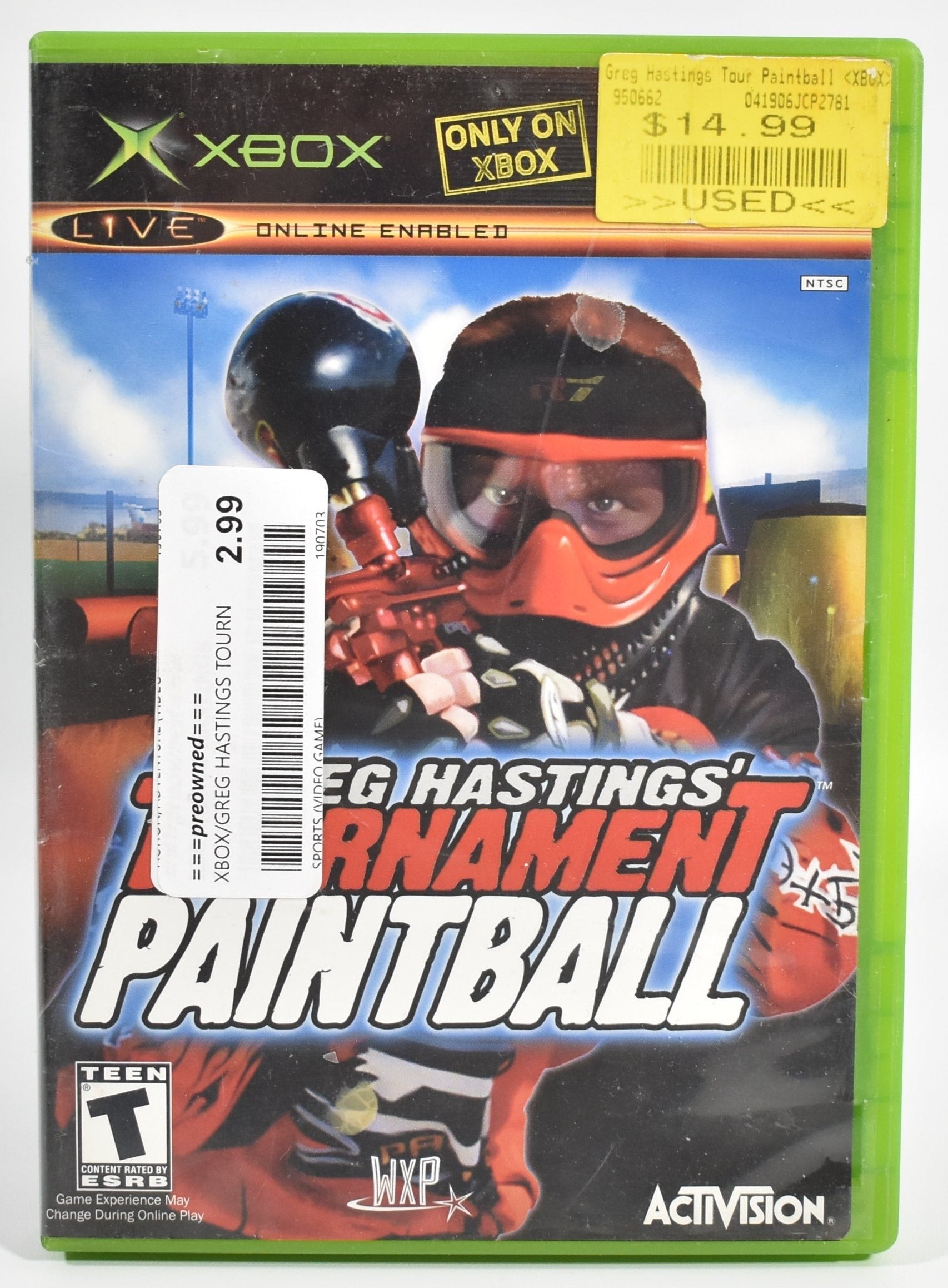 Xbox Paintball Game Microsoft Xbox Original USED