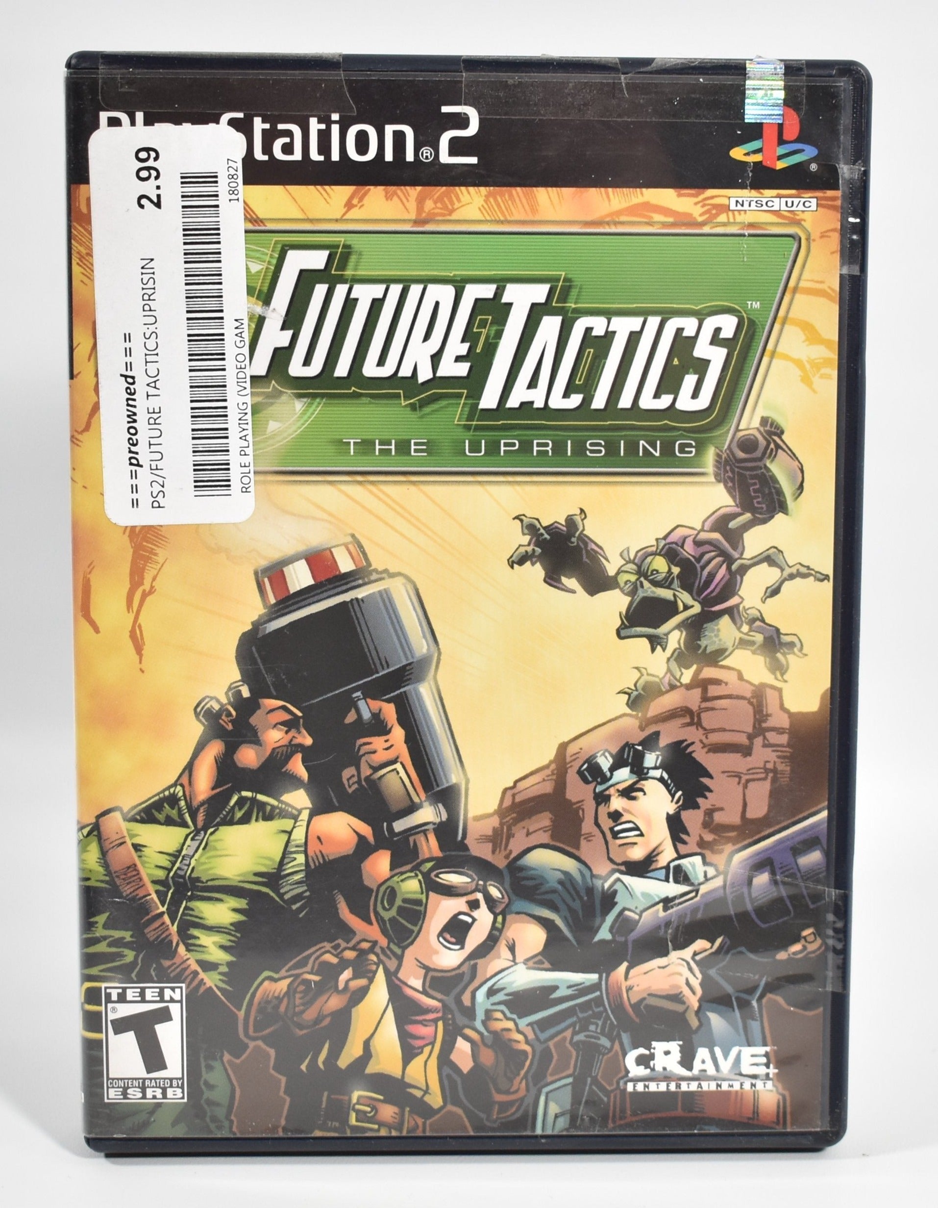 Sony Playstation 2 Video Game Future Tactics The uprising Used