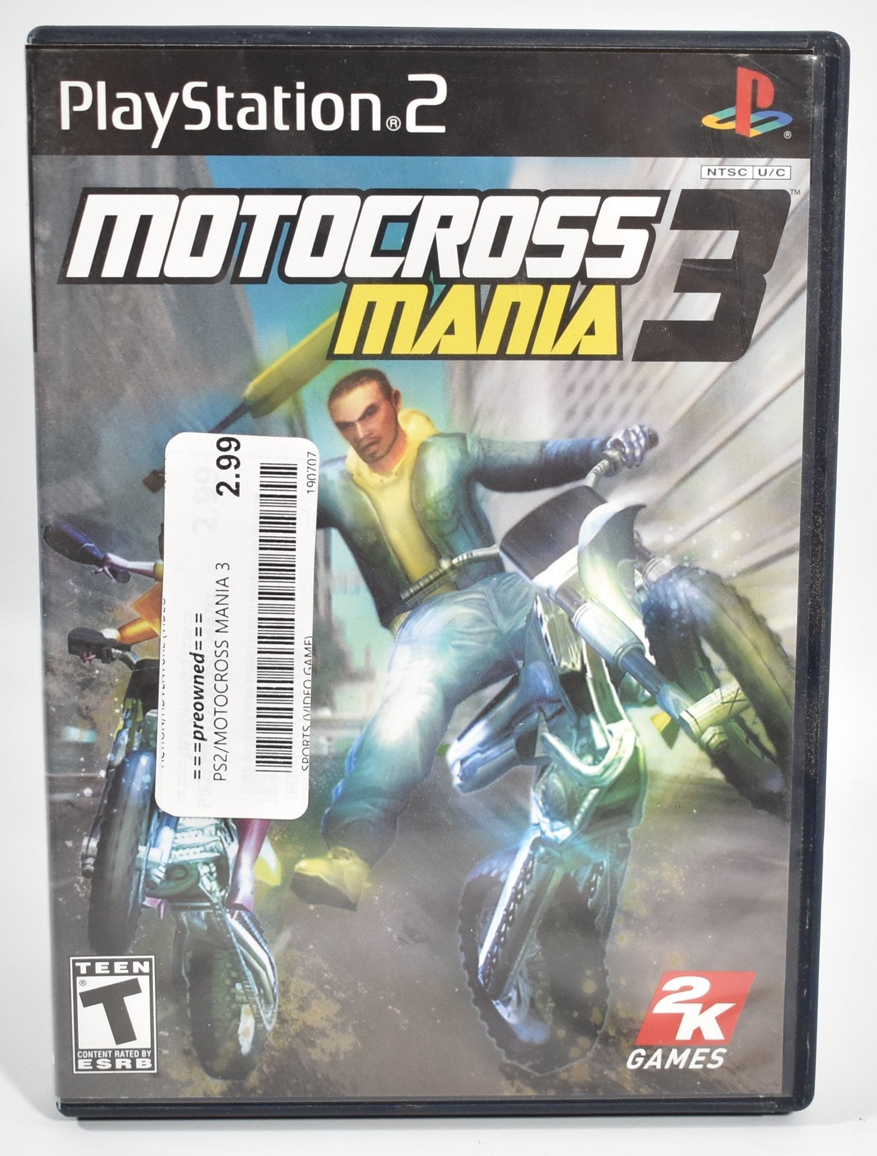 Sony Playstation 2 Video Game Motocross Mania 3 Used Game USED