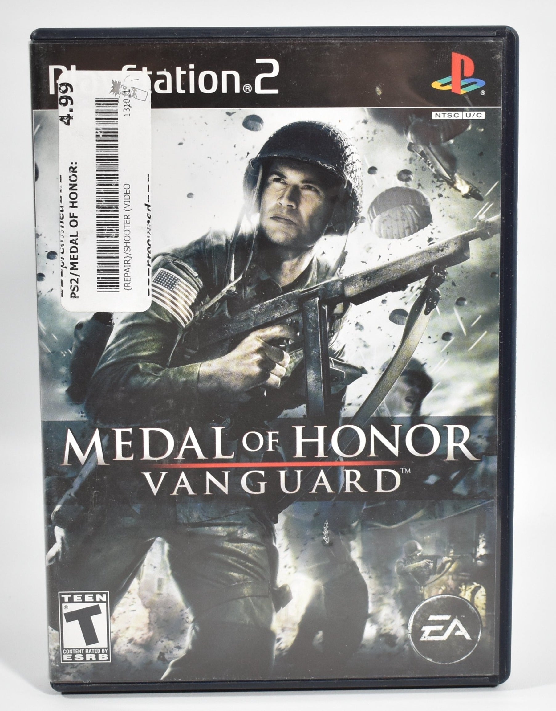Sony Playstation 2 Video Game Medal of Honor Vanguard USED