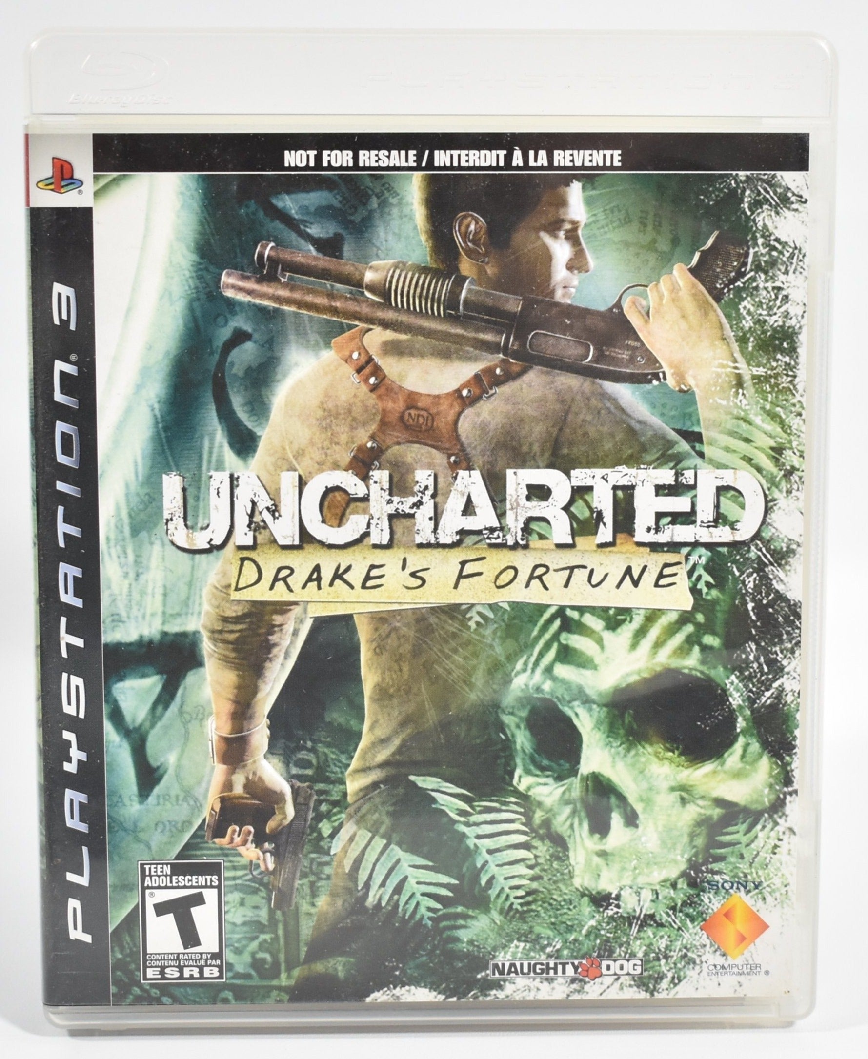 Sony Playstation 3 Video Game Uncharted Drakes Fortune USED