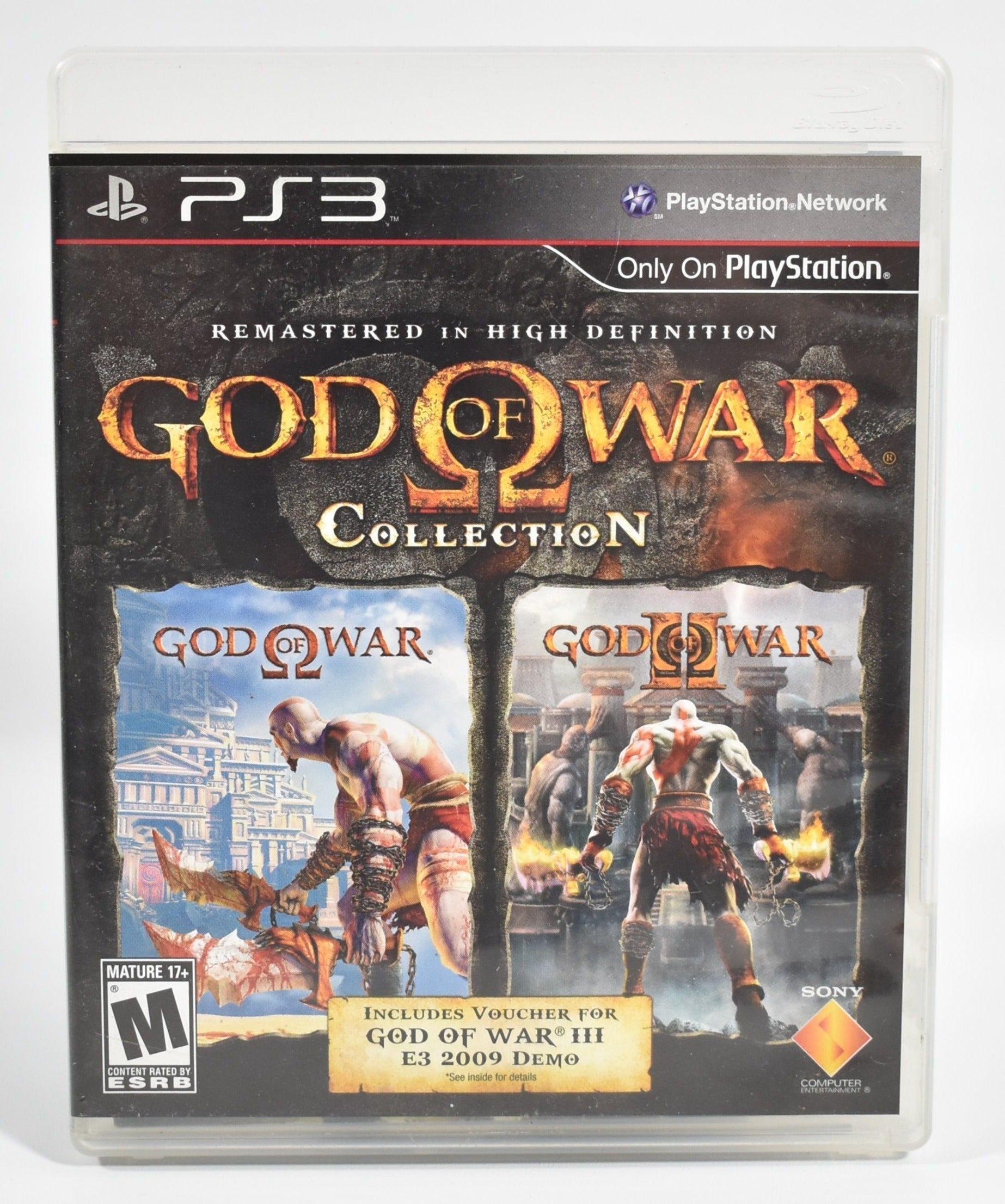 Sony Playstation 3 Video Game god of war USED